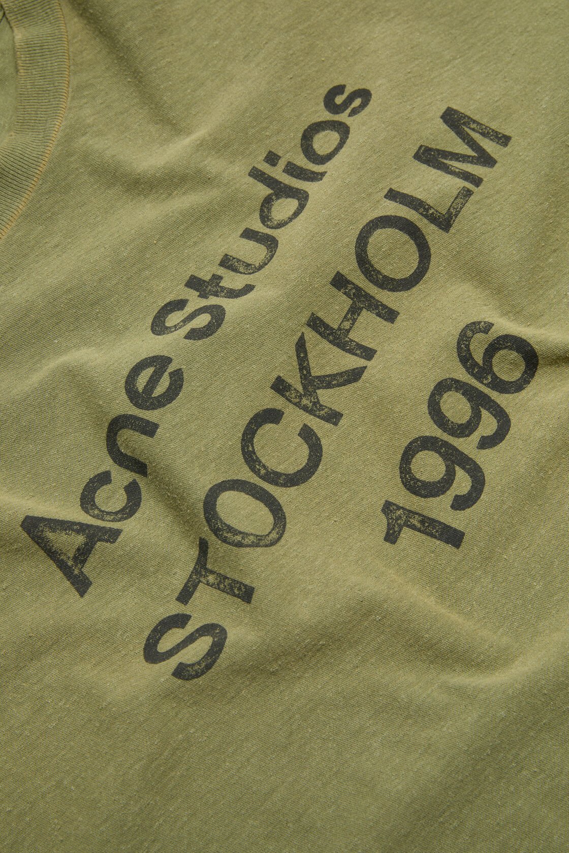 Acne Studios Logo Relaxed Fit T-shirt