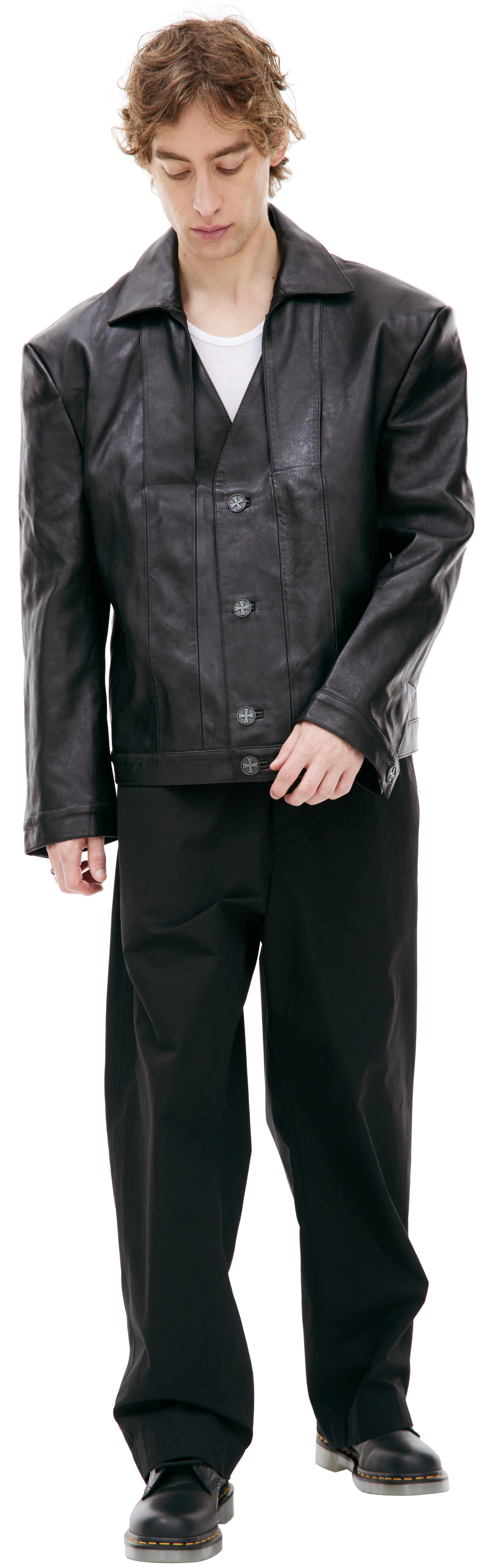 Enfants Riches Deprimes DIVORCE LEATHER JACKET