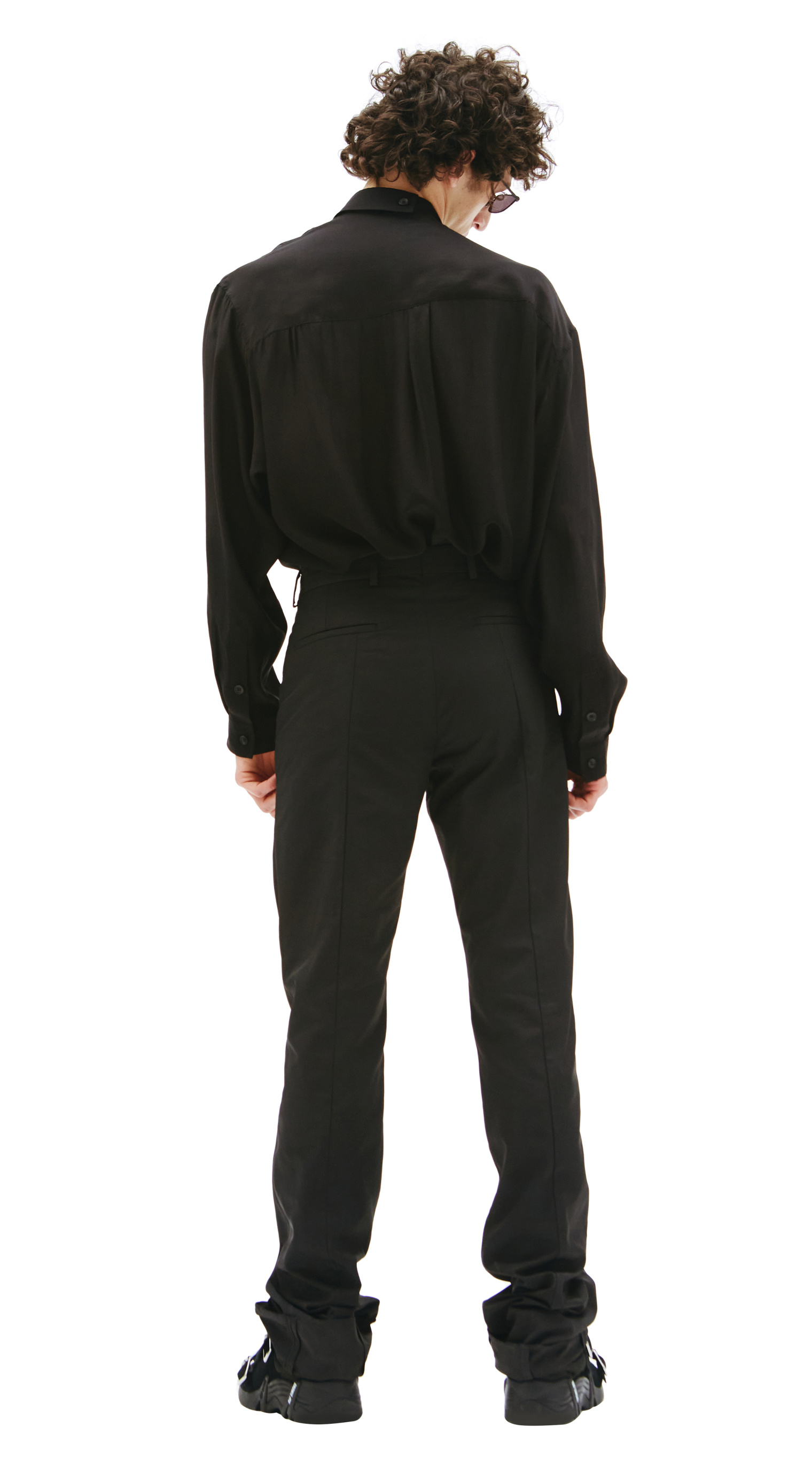 Raf Simons Black flared trousers