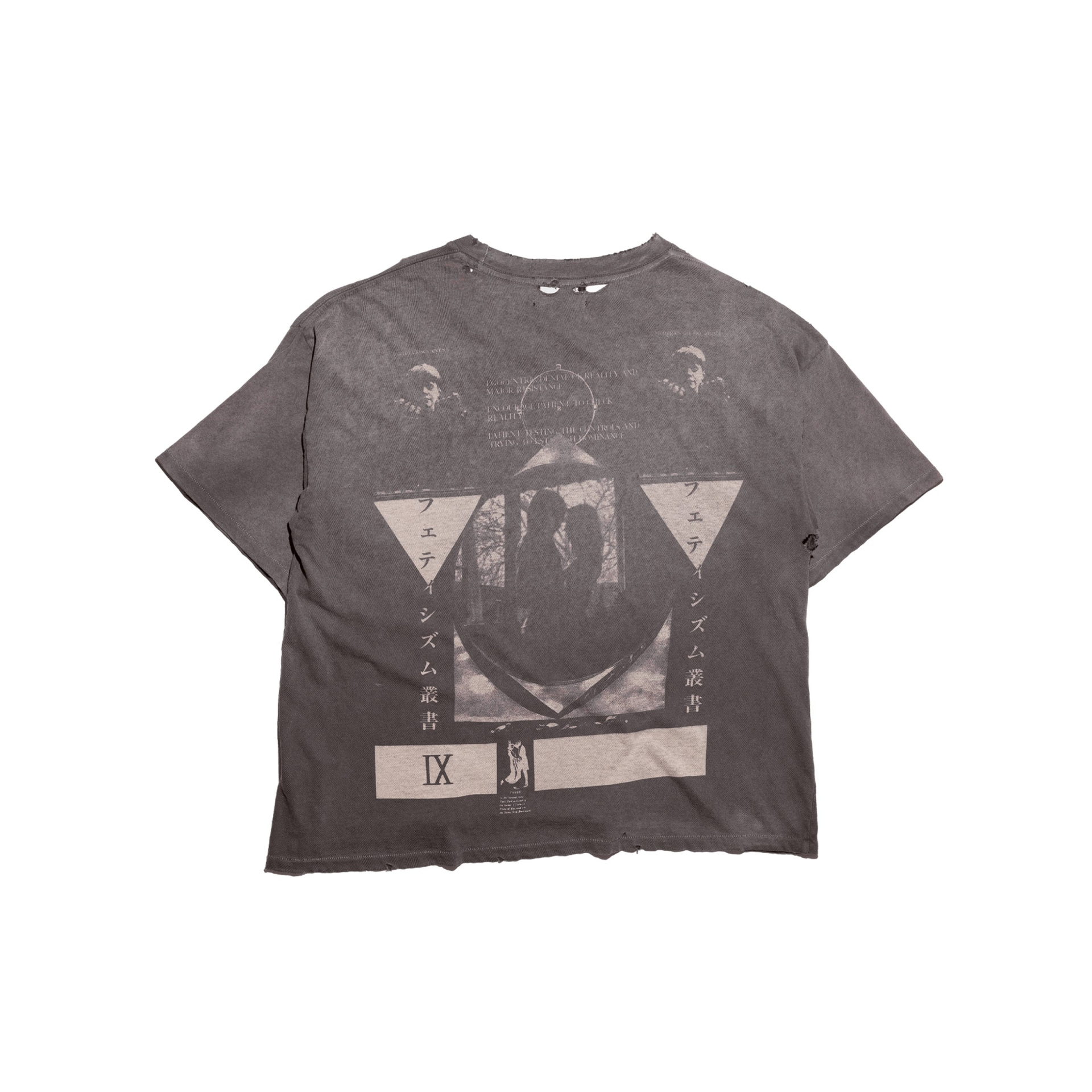 Enfants Riches Déprimés Dark grey print t-shirt