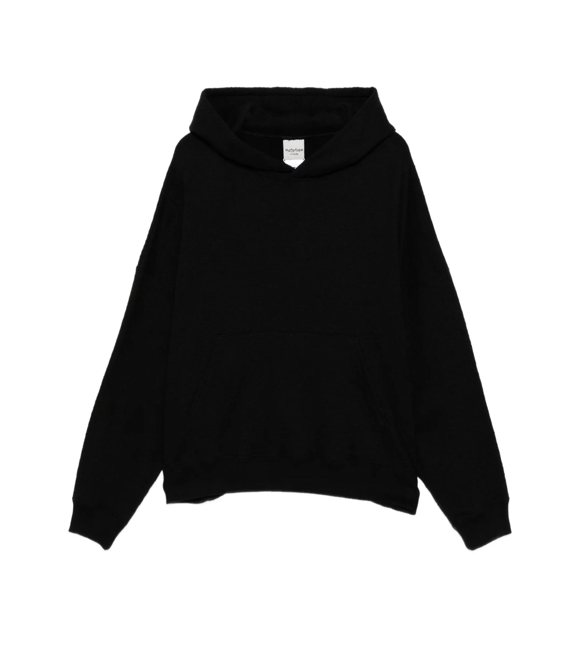 MONONOKE MADE Cotton hoodie with a patch pocket