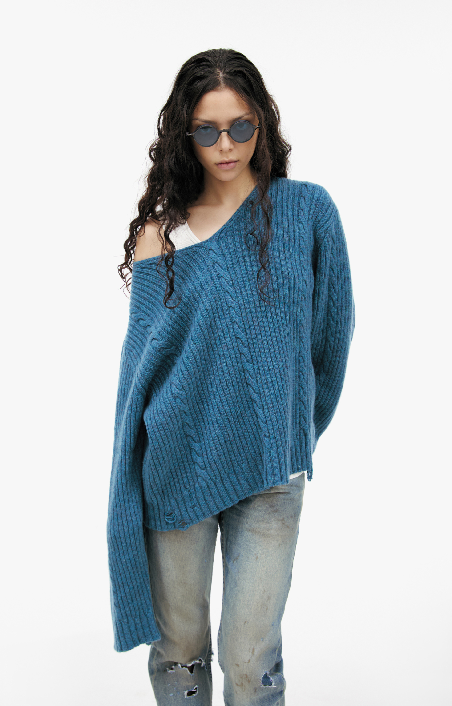 Enfants Riches Déprimés Cashmere V-NECK SWEATER