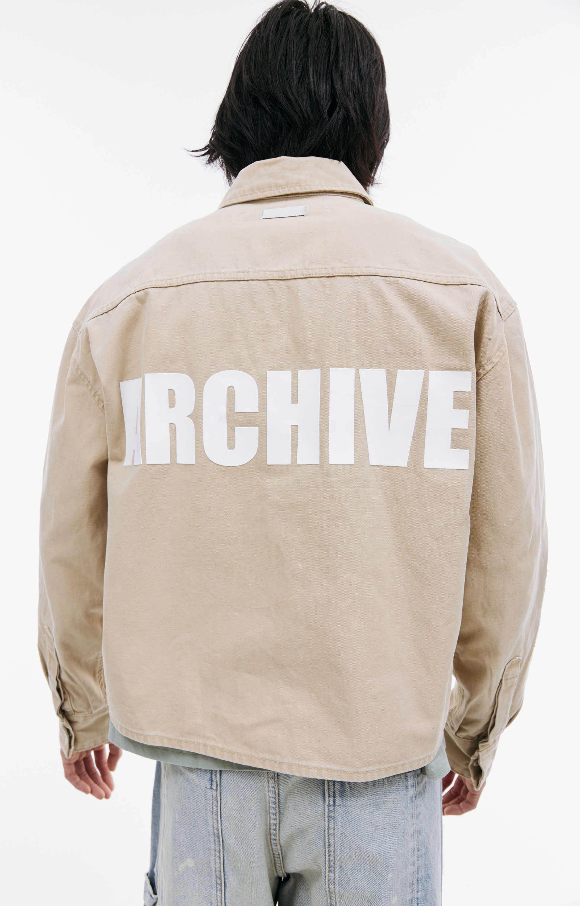 B1ARCHIVE Printed denim shirt