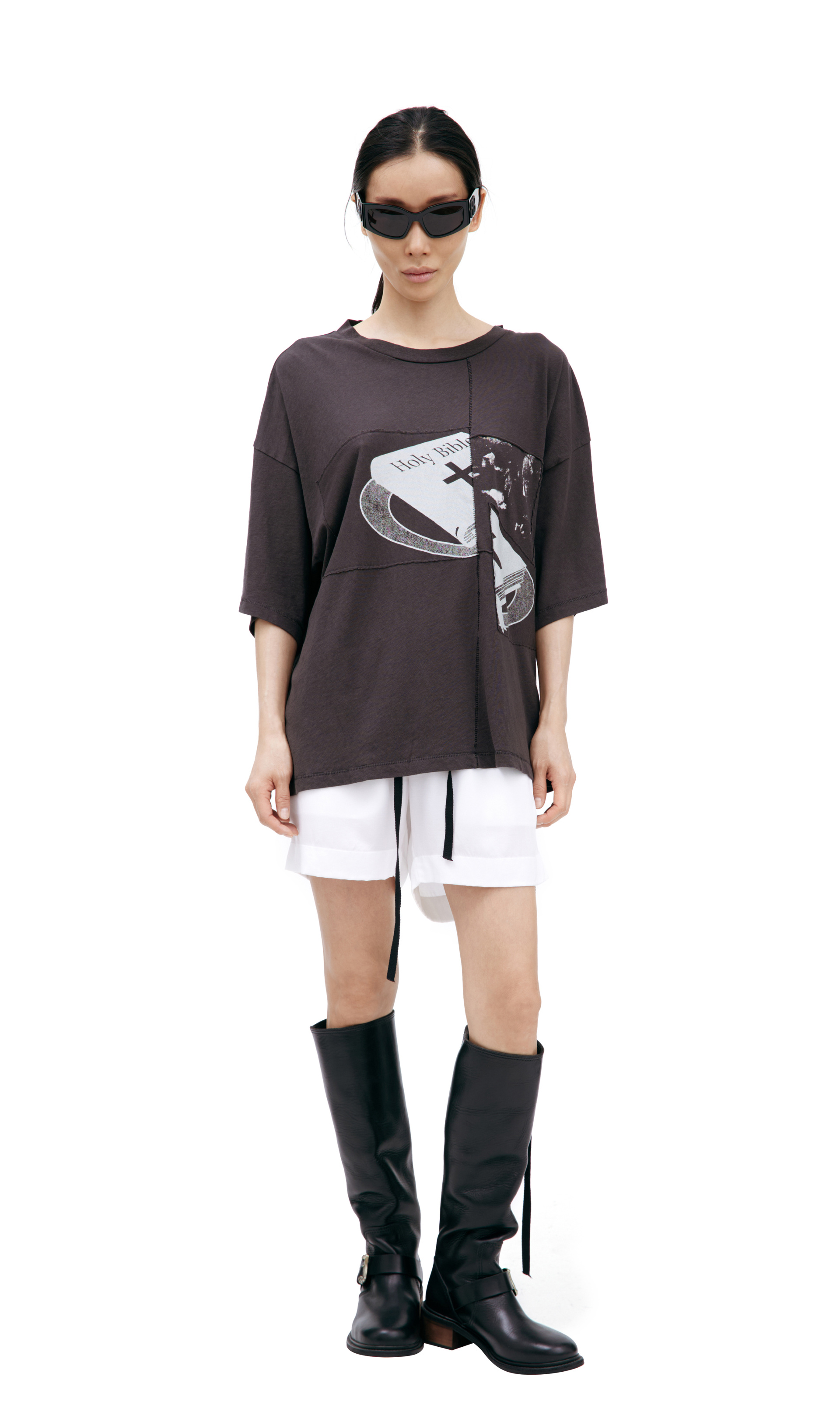 Balenciaga kids ネイビー Tシャツ 6y 1.jpg