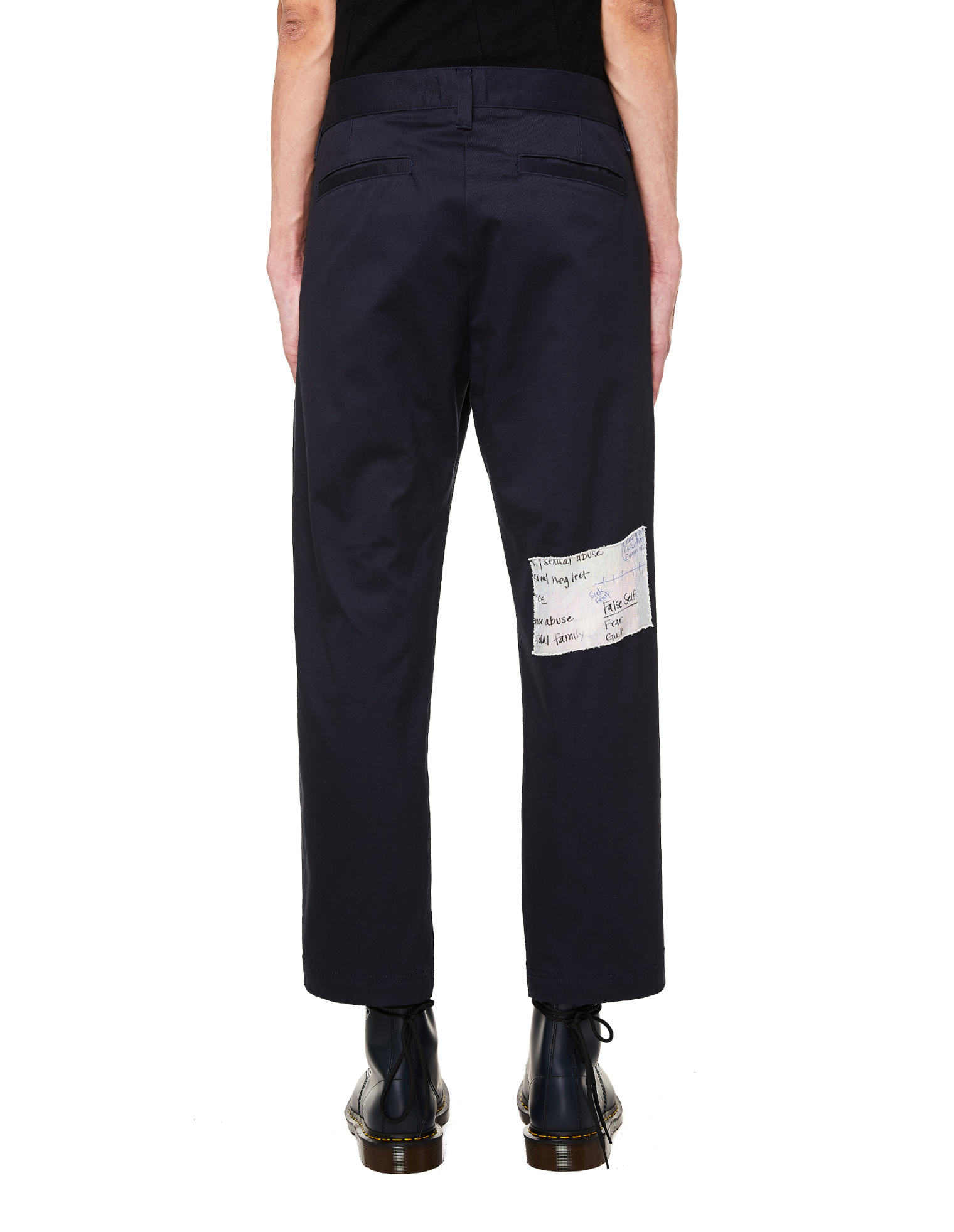 Enfants Riches Déprimés Navy Blue Patched Sweatpants