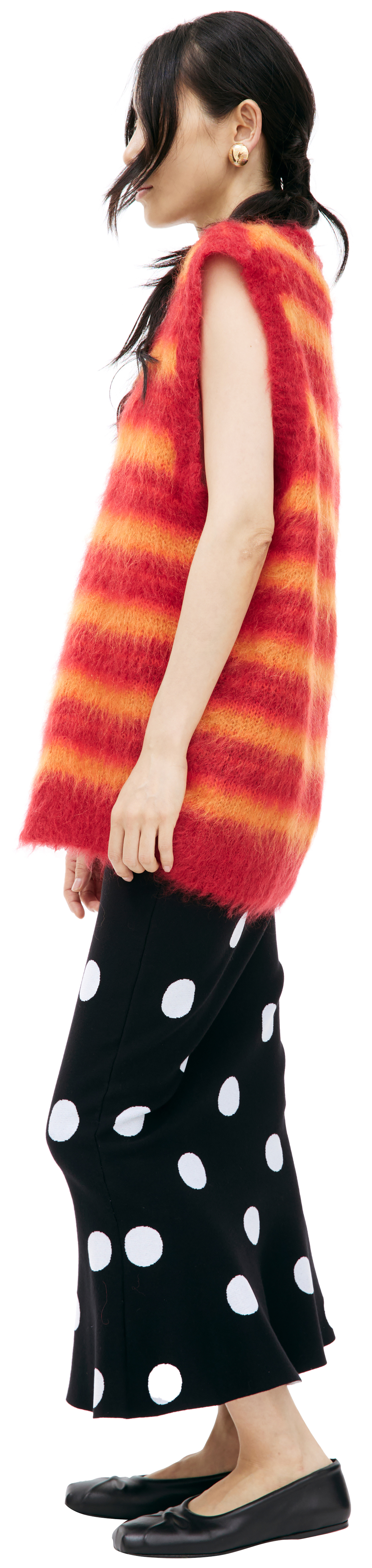 Marni Oversize striped vest