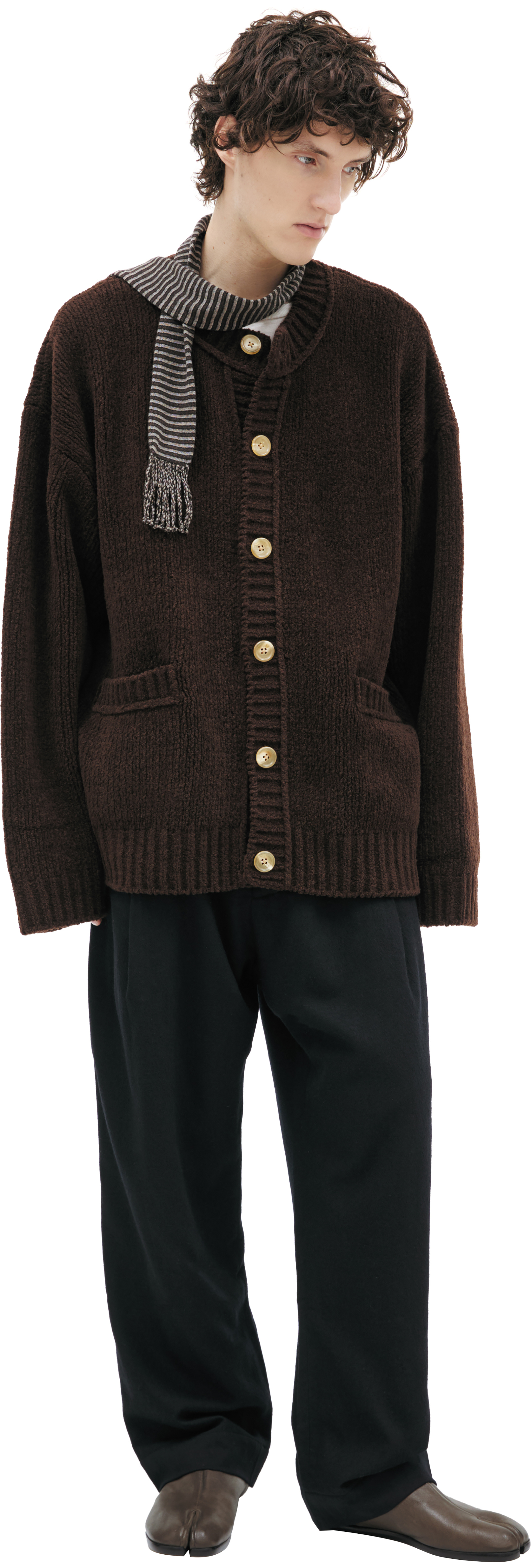 Mastermind WORLD chunky-knit cardigan
