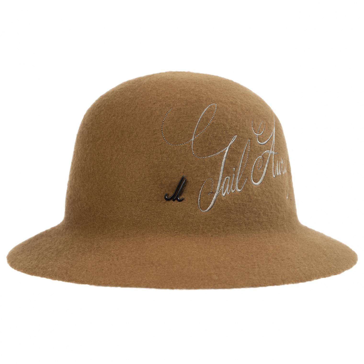 Junya Watanabe Шерстяная шляпа с вышитым логотипом