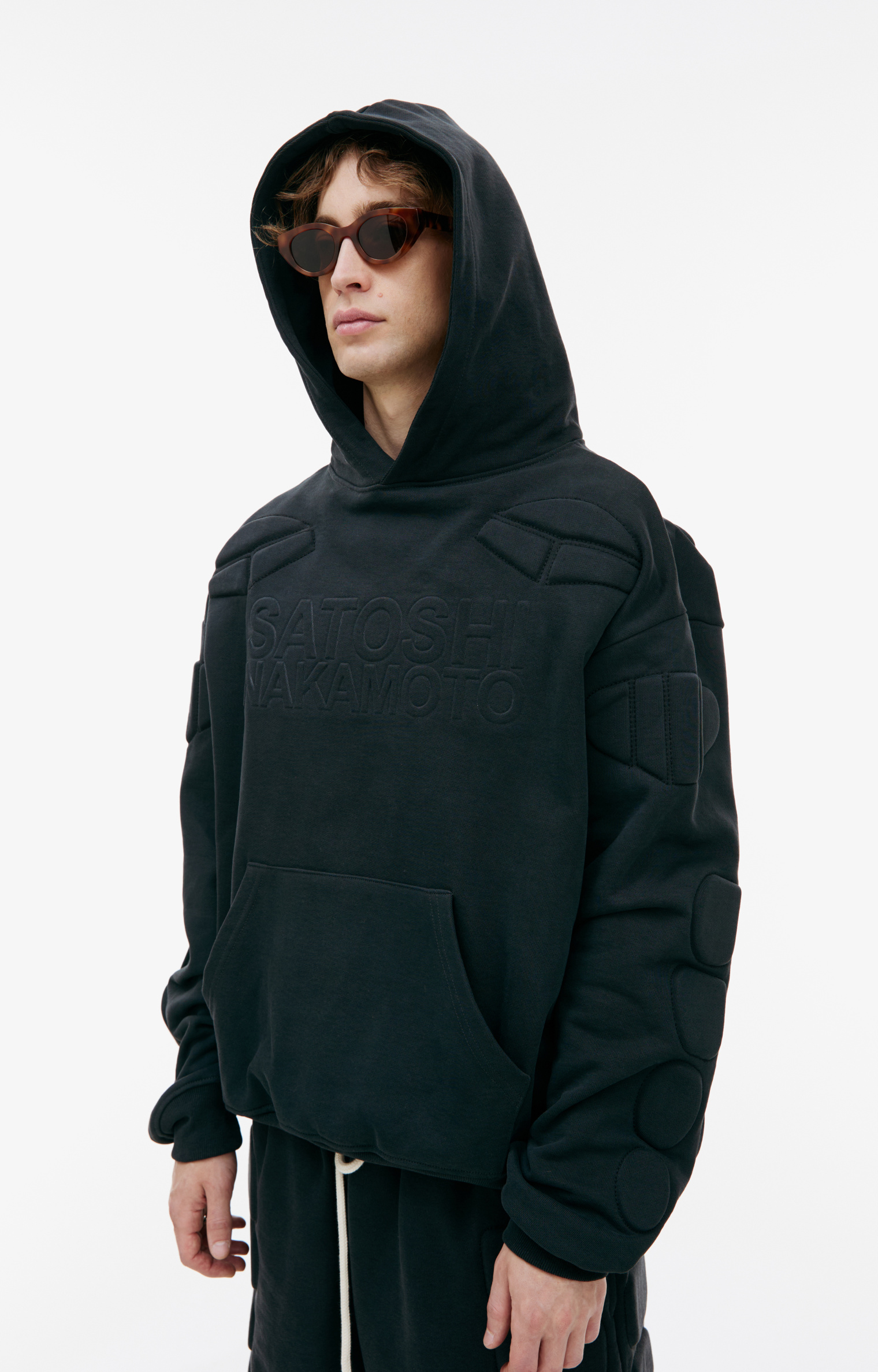 Satoshi Nakamoto Black moto hoodie