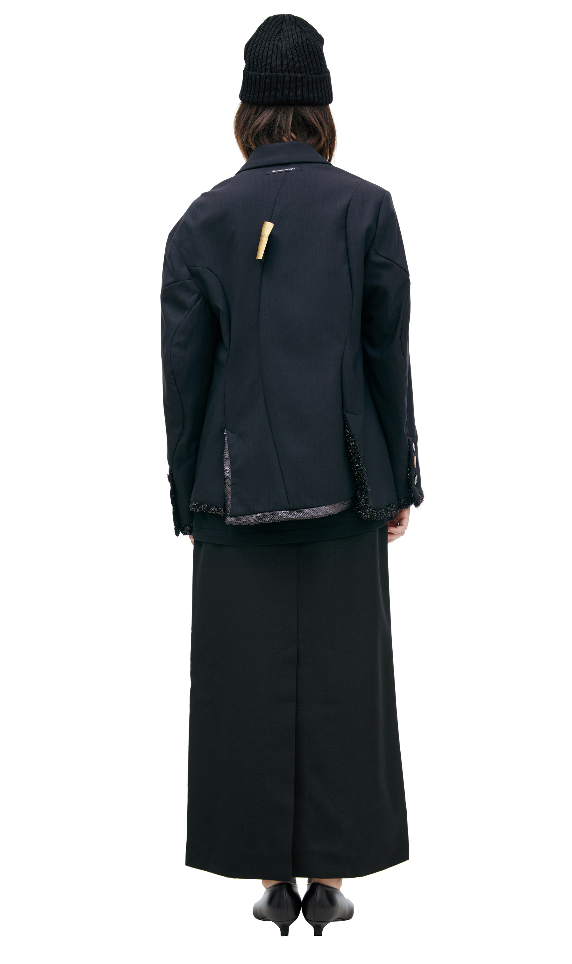 Undercover Jacket with glitter trim