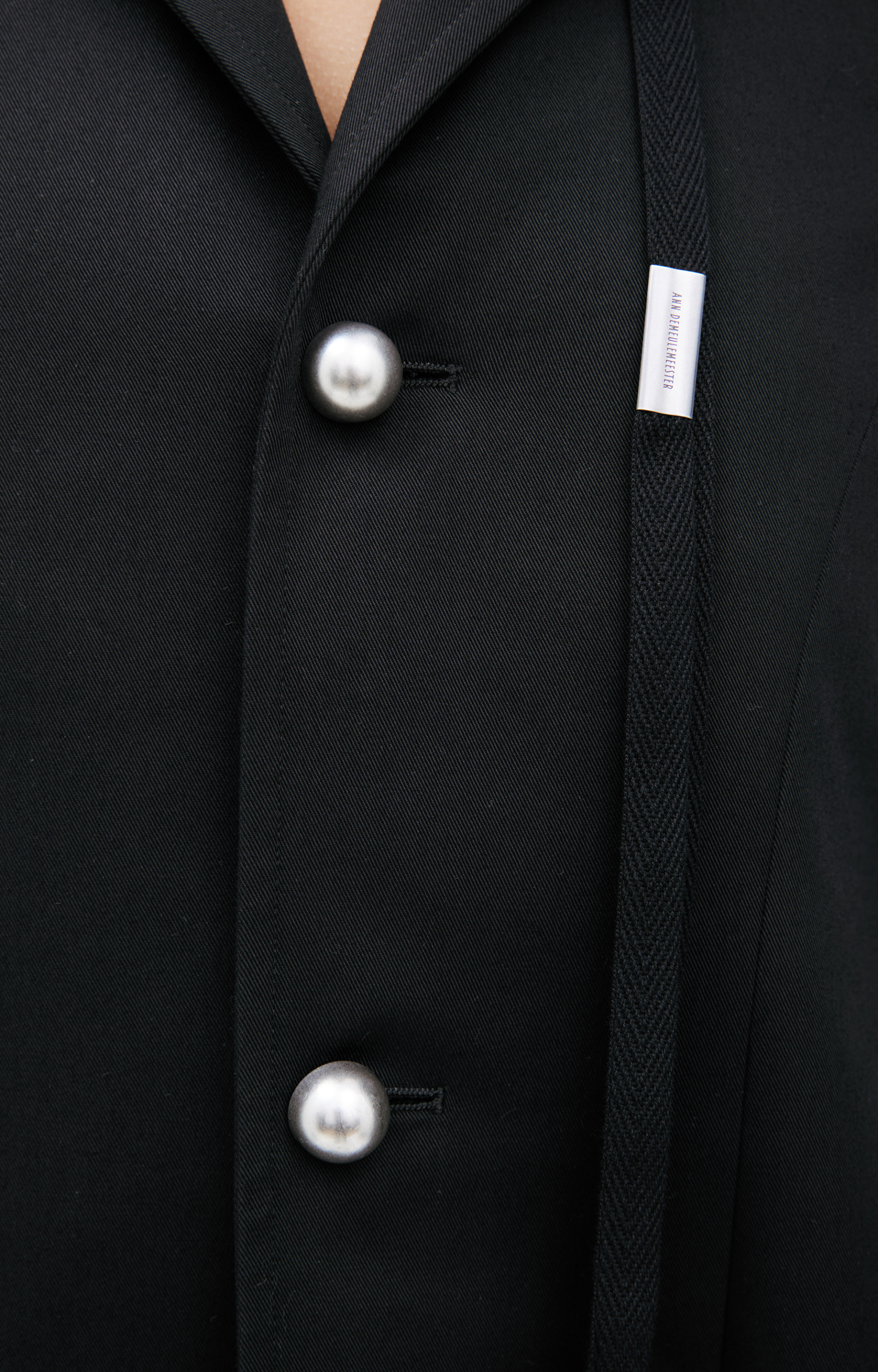 Ann Demeulemeester Asymmetrical coat