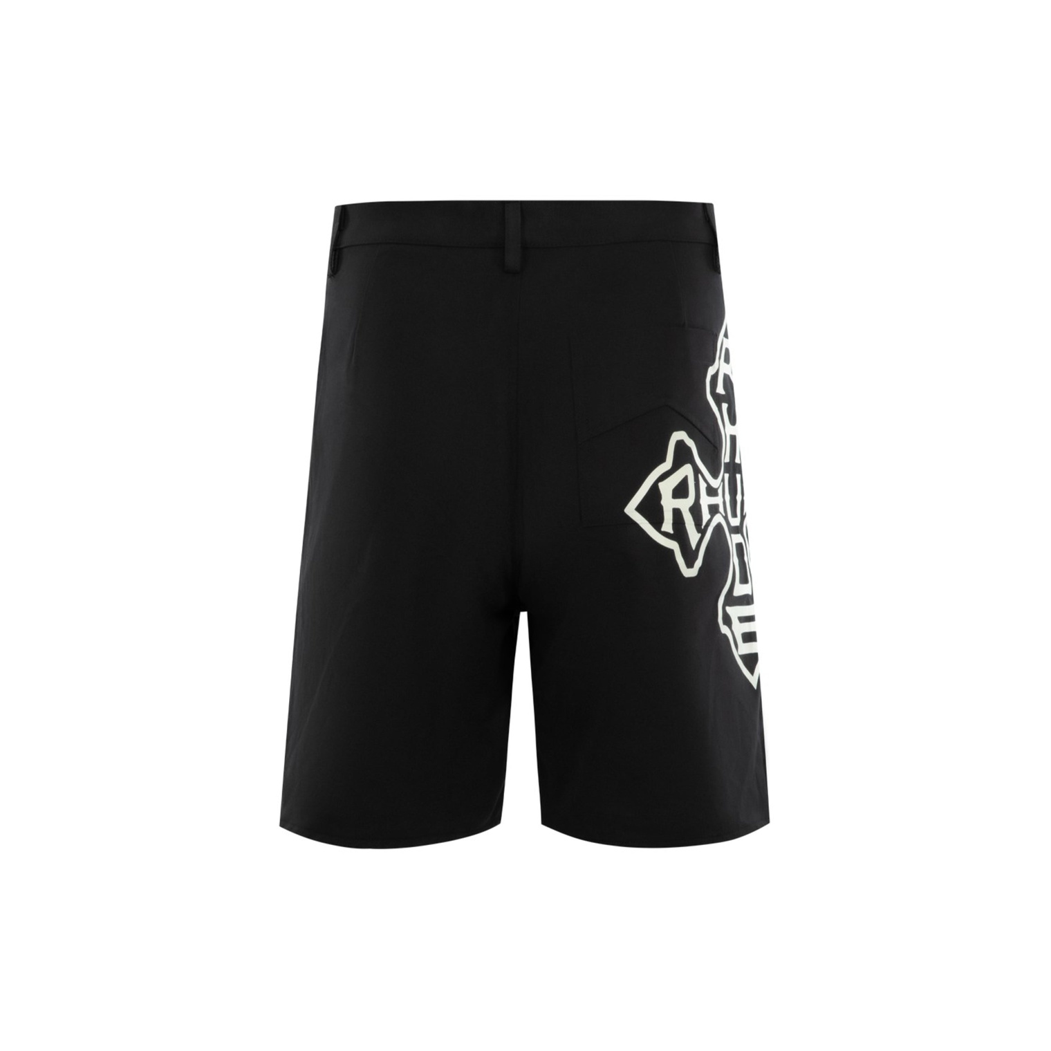 RHUDE Cross Logo Twill Shorts