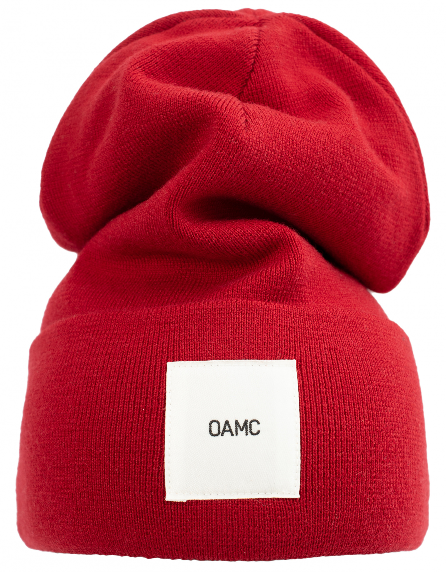 OAMC Red PATCHED BEANIE