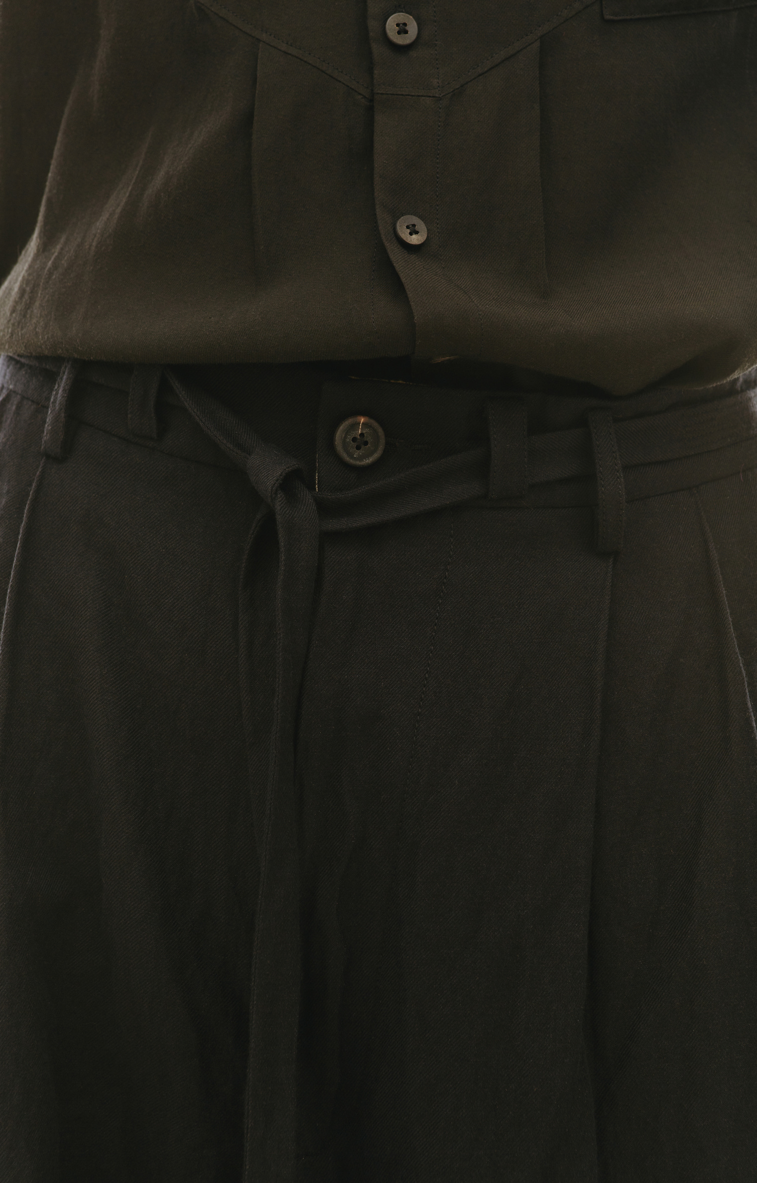 Ziggy Chen Half drawstring trousers