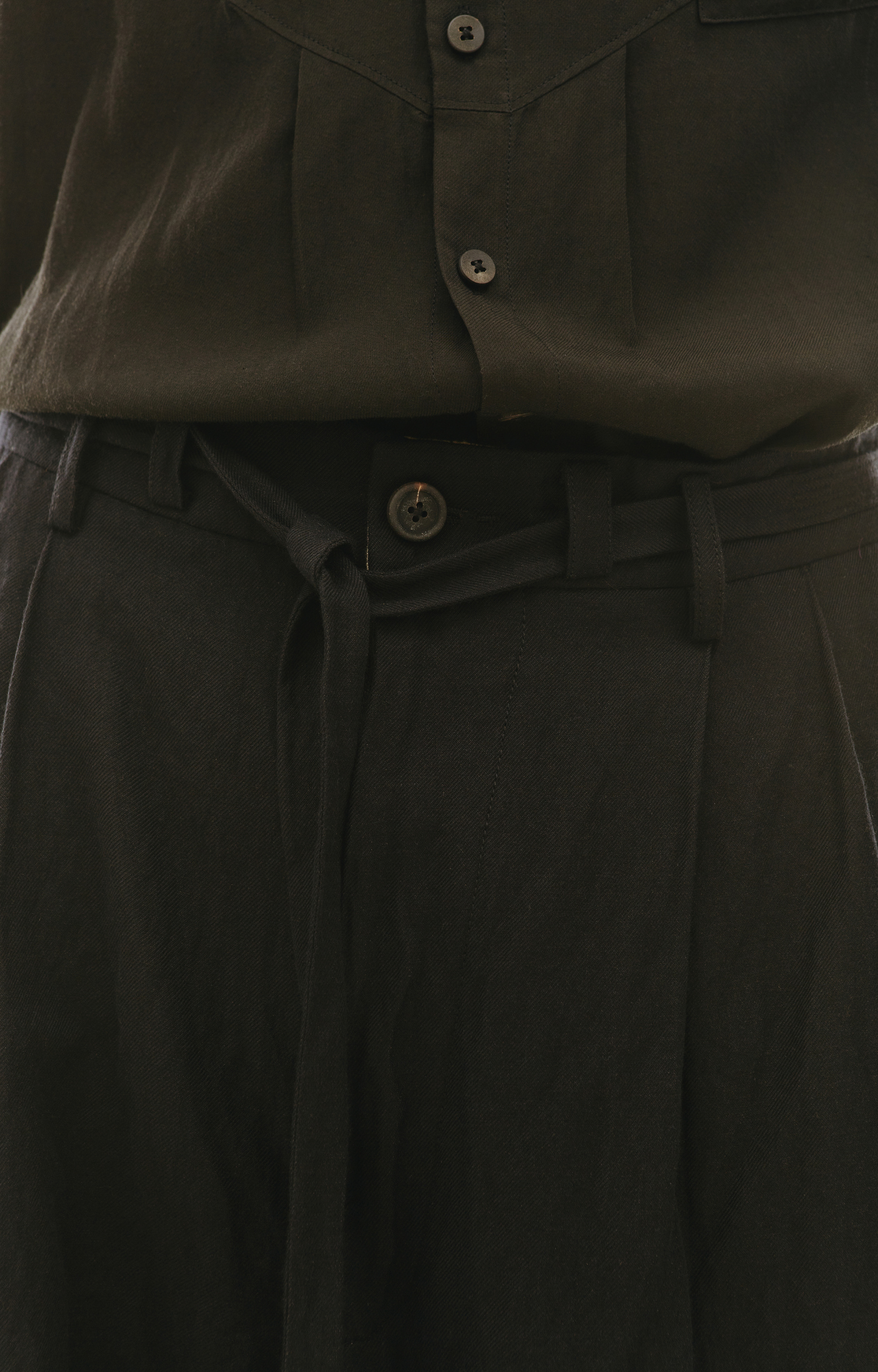 Ziggy Chen Half drawstring trousers