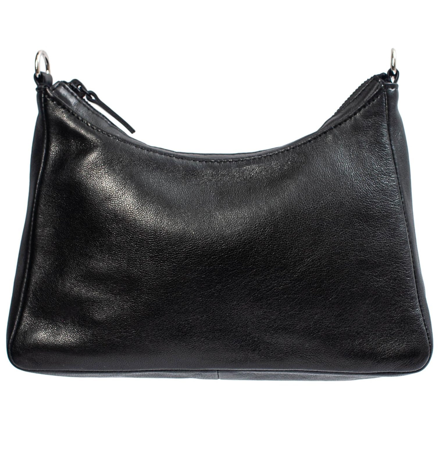Yohji Yamamoto Black Leather Bag With Belt