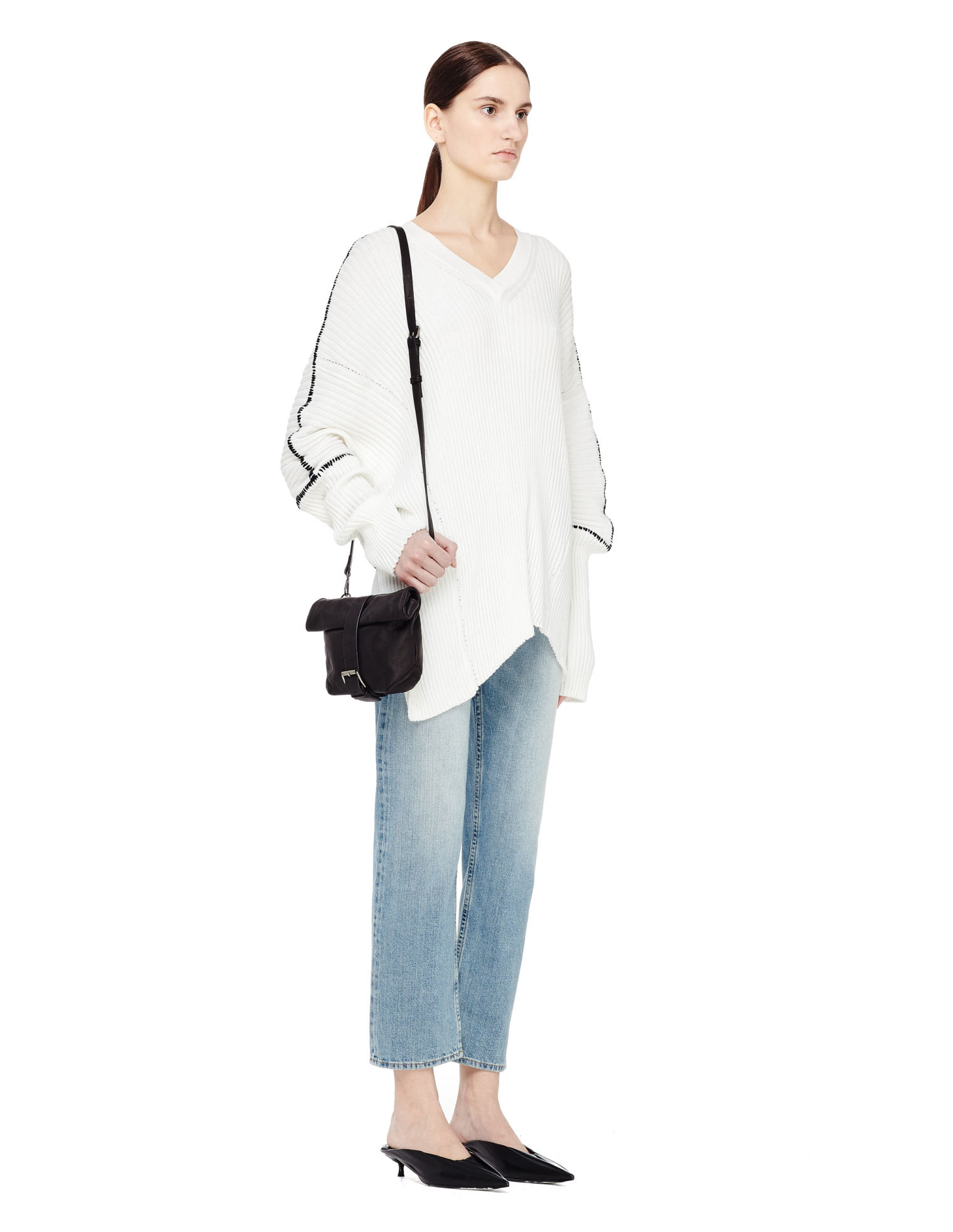 Ann Demeulemeester Leather Shoulder Bag