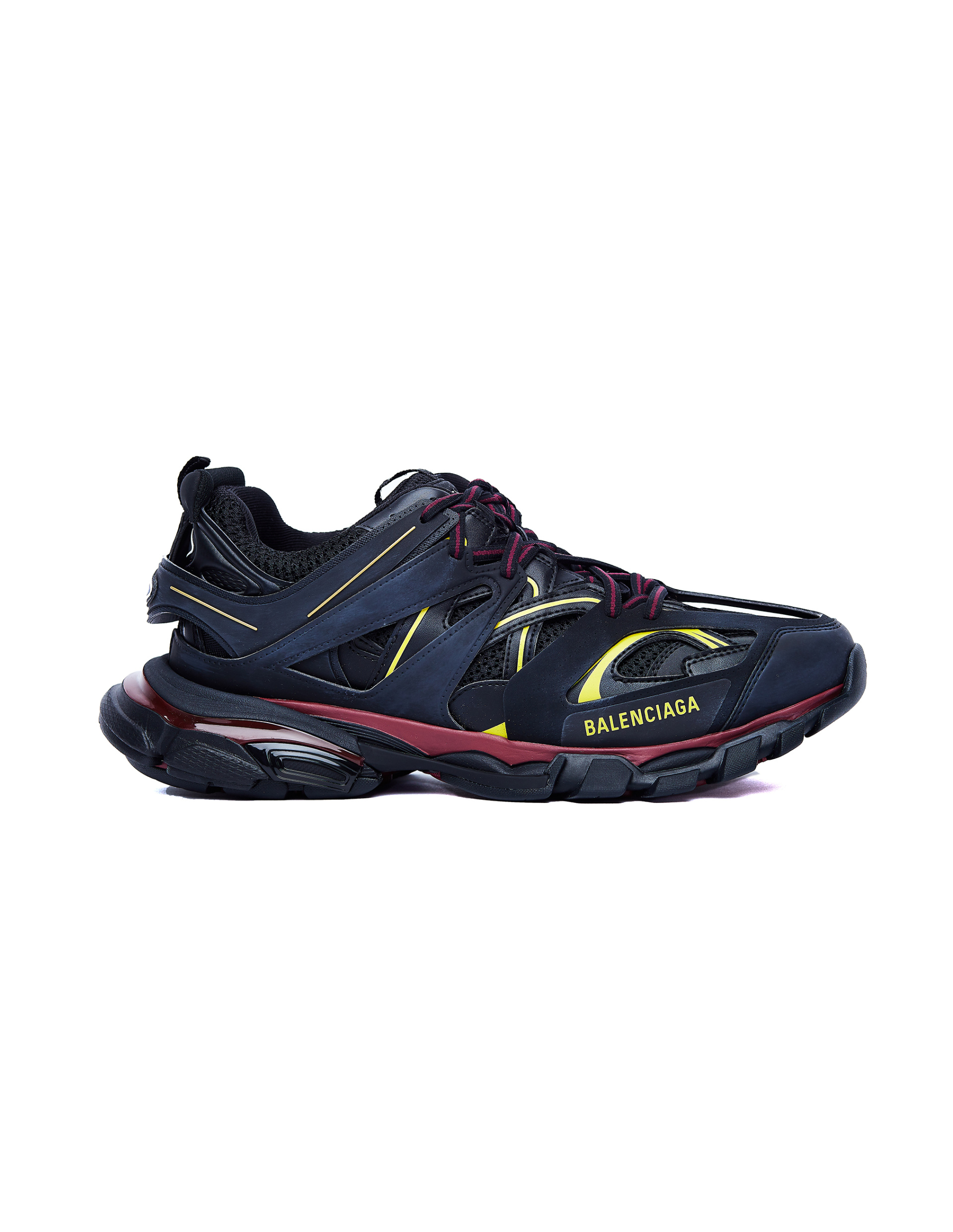 Balenciaga Navy & Burgundy Track Sneakers