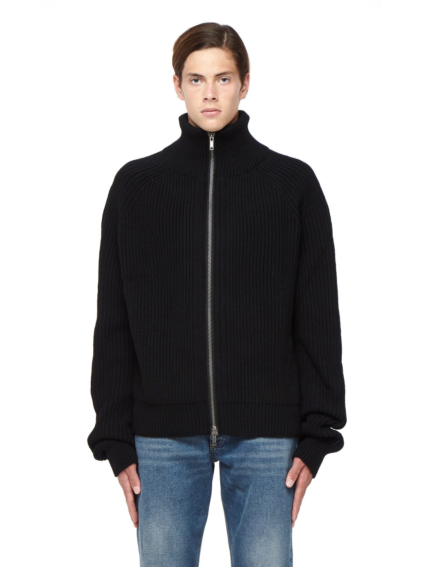 Haider Ackermann Кардиган крупной вязки на молнии