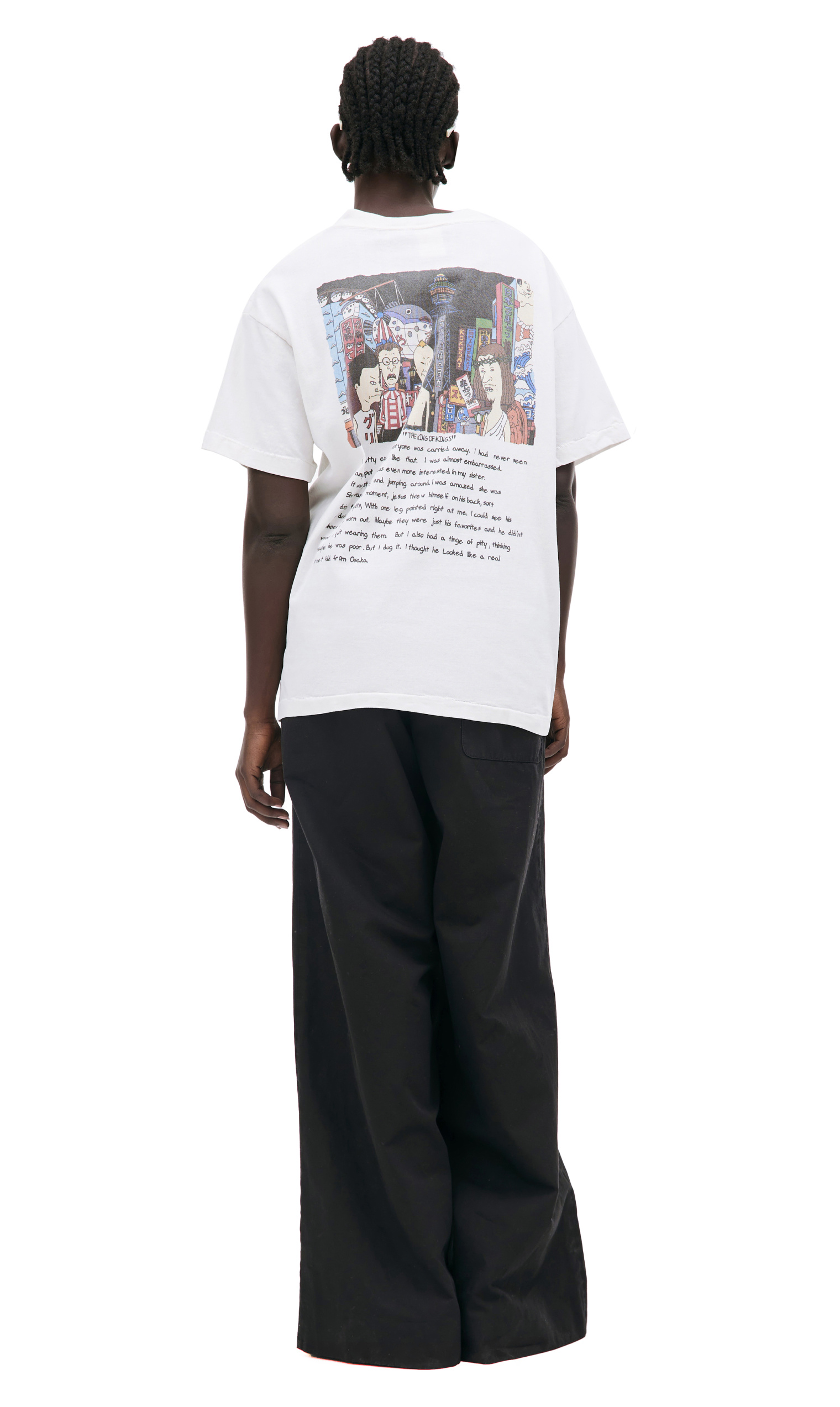 Saint Michael \'Time is ETERNAL\' printed t-shirt