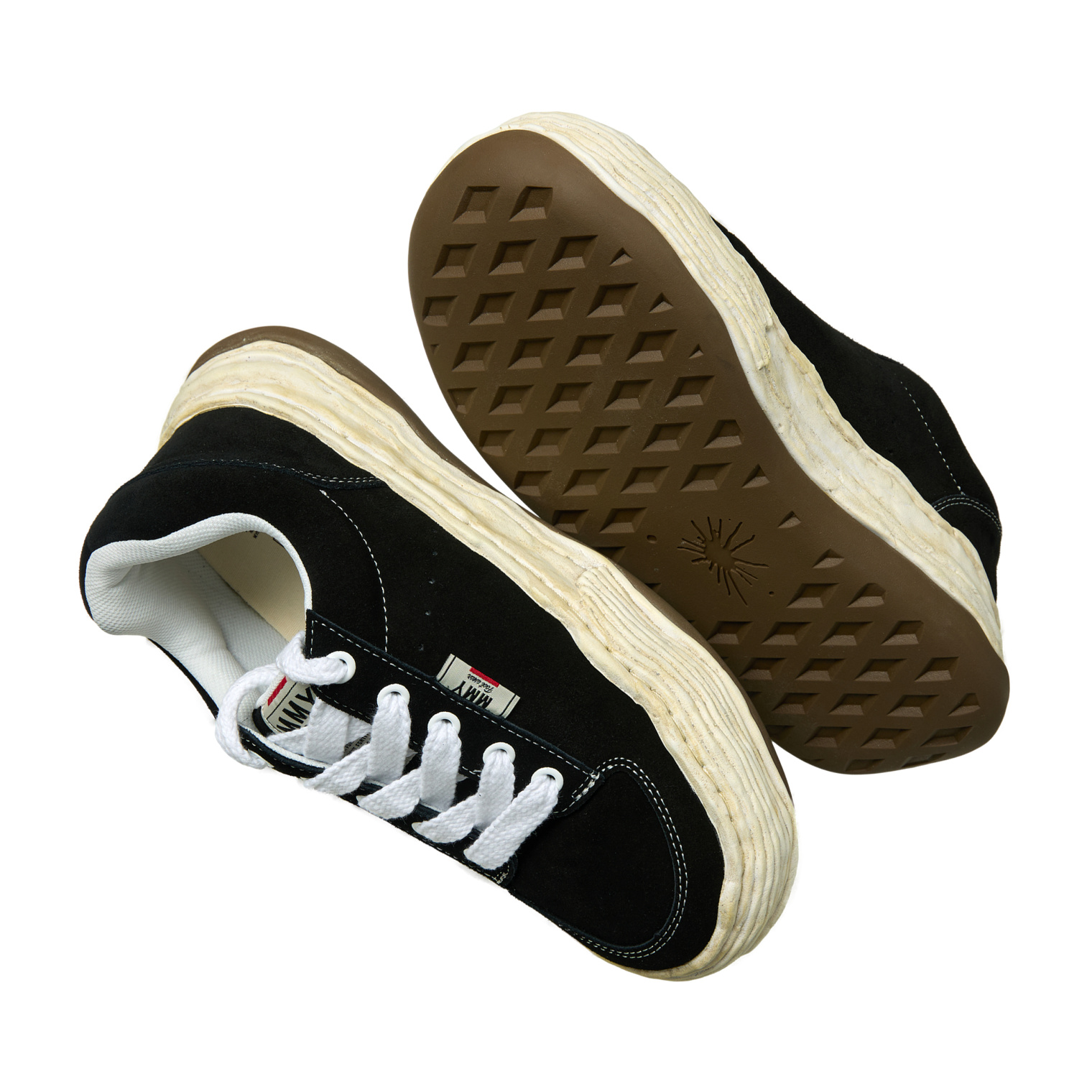 Buy Maison Mihara Yasuhiro women black oliver og sneakers for $645