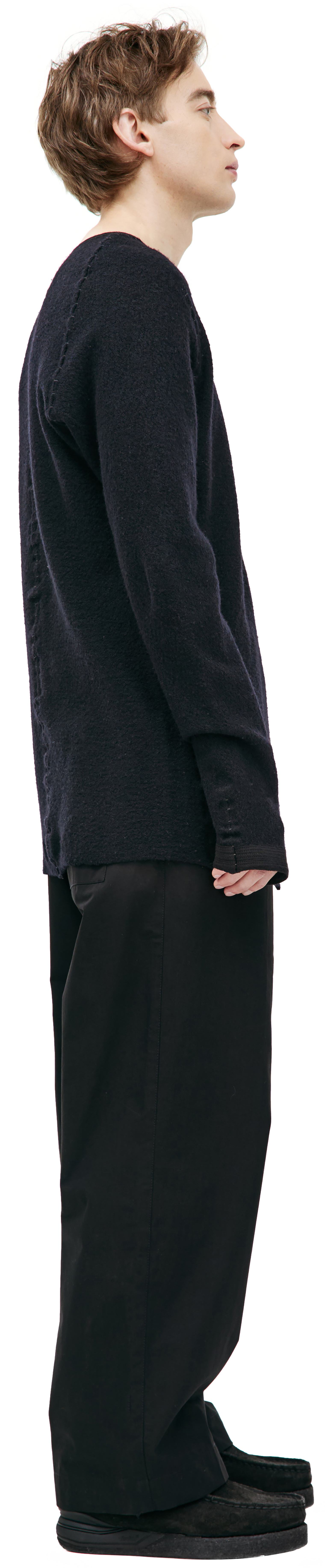 Isaac Sellam Шерстяной пуловер с внешним швом
