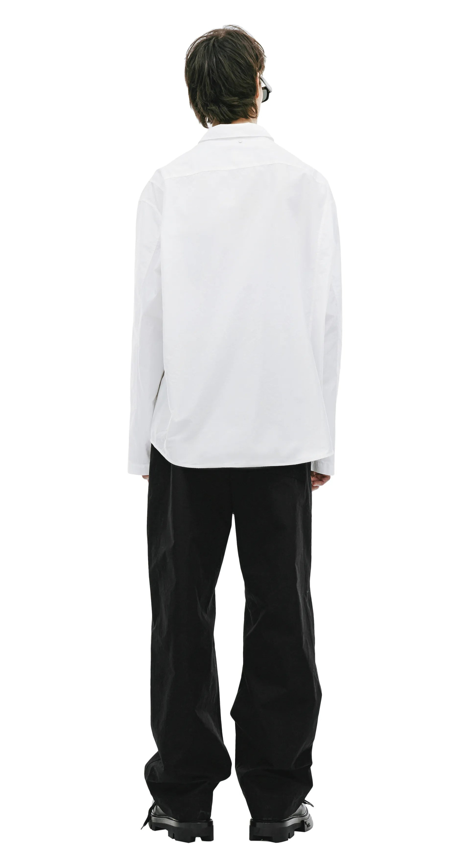 OAMC X-Pand White Cotton Poplin Shirt