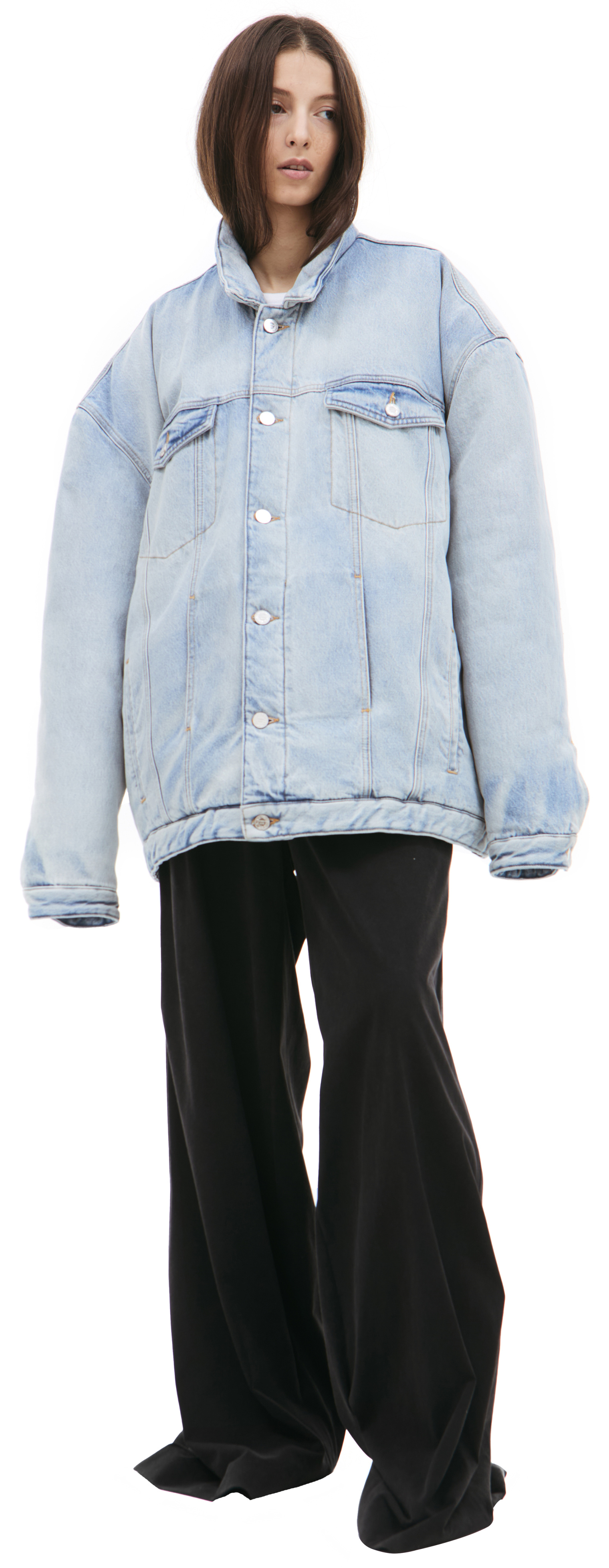 VETEMENTS Denim jacket with buttons