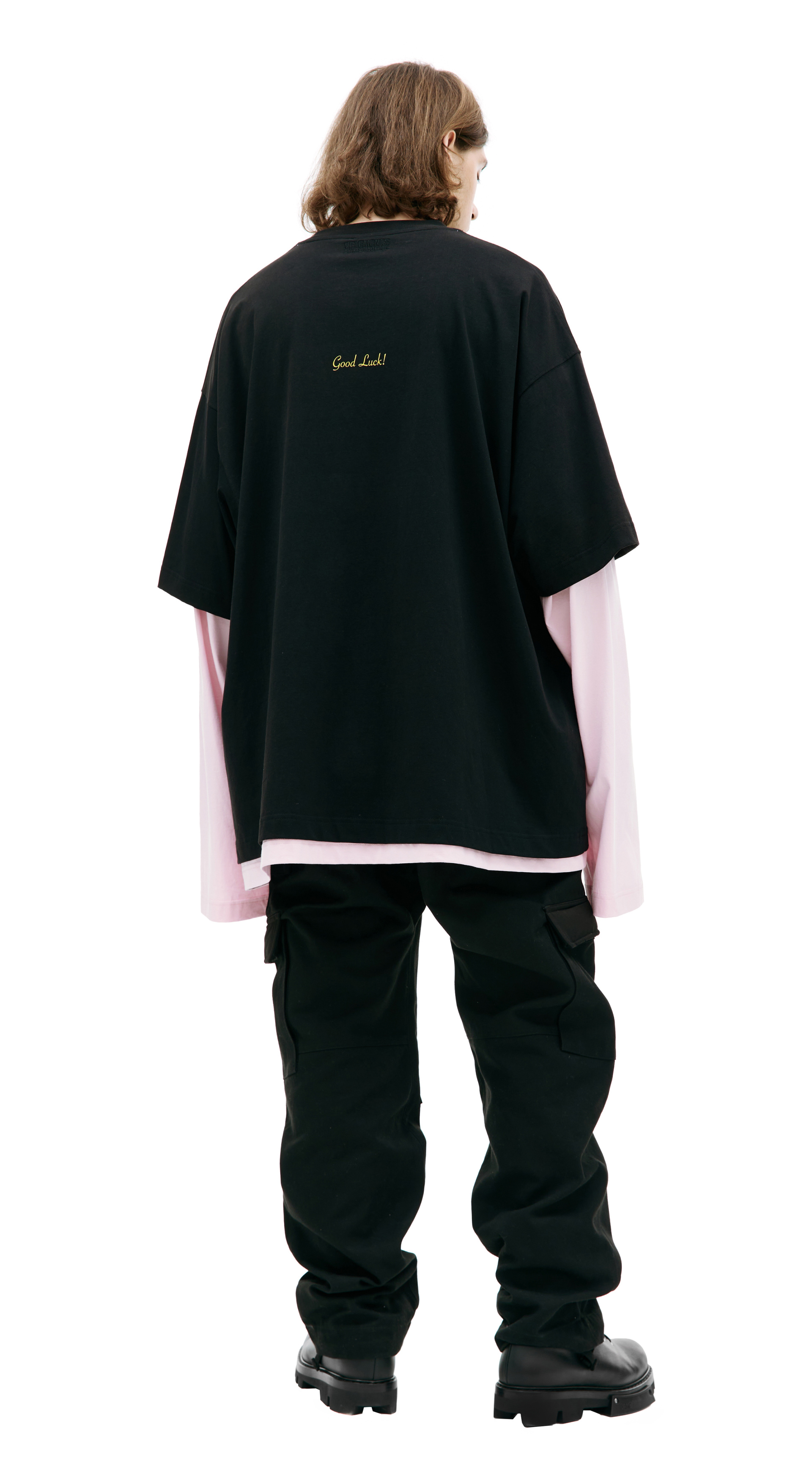 VETEMENTS Lucky Pig layered Longsleeve