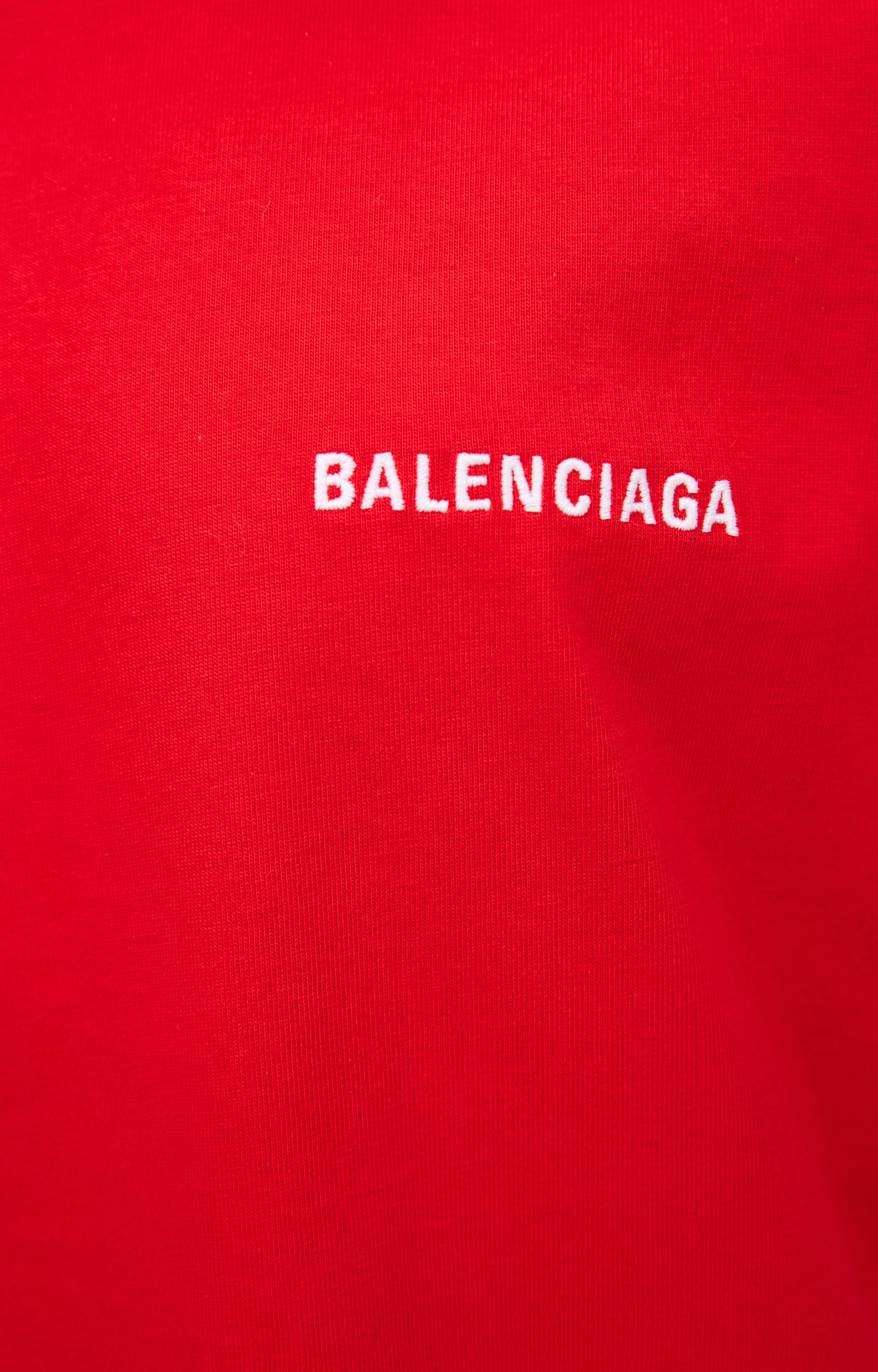 Balenciaga Оверсайз футболка с логотипом