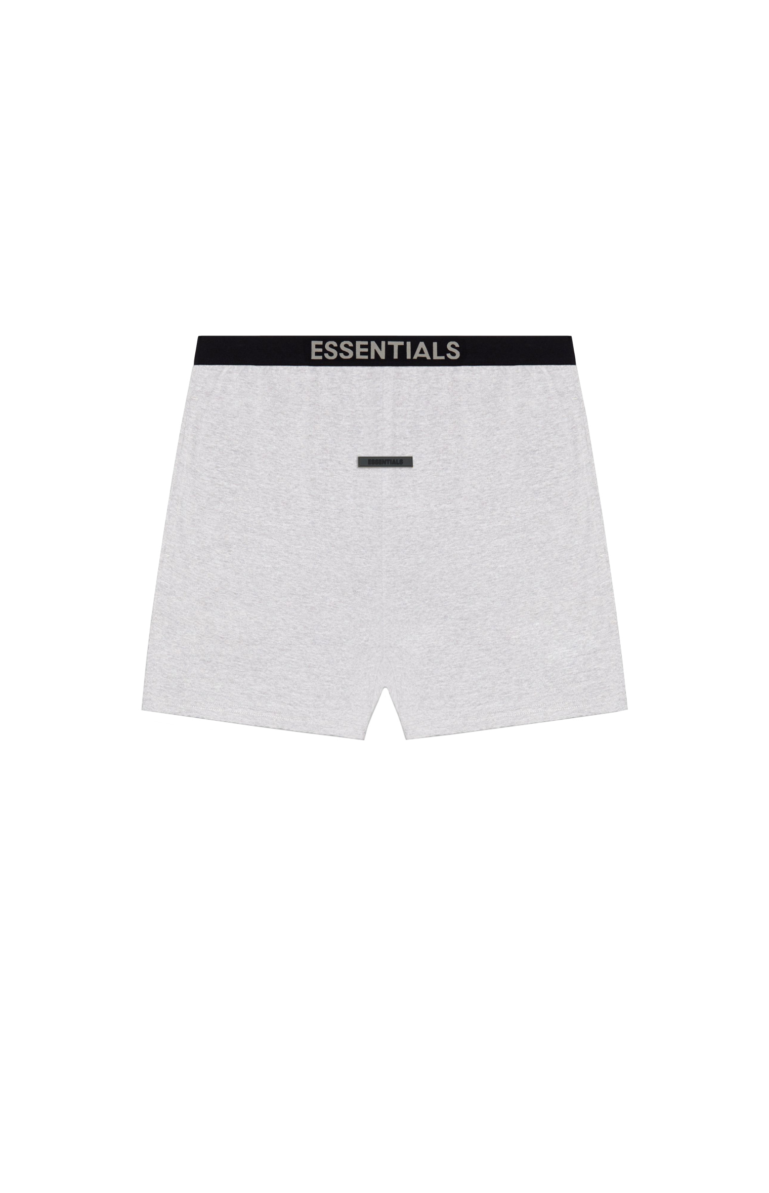 Fear of God Essentials Grey logo shorts with elastic