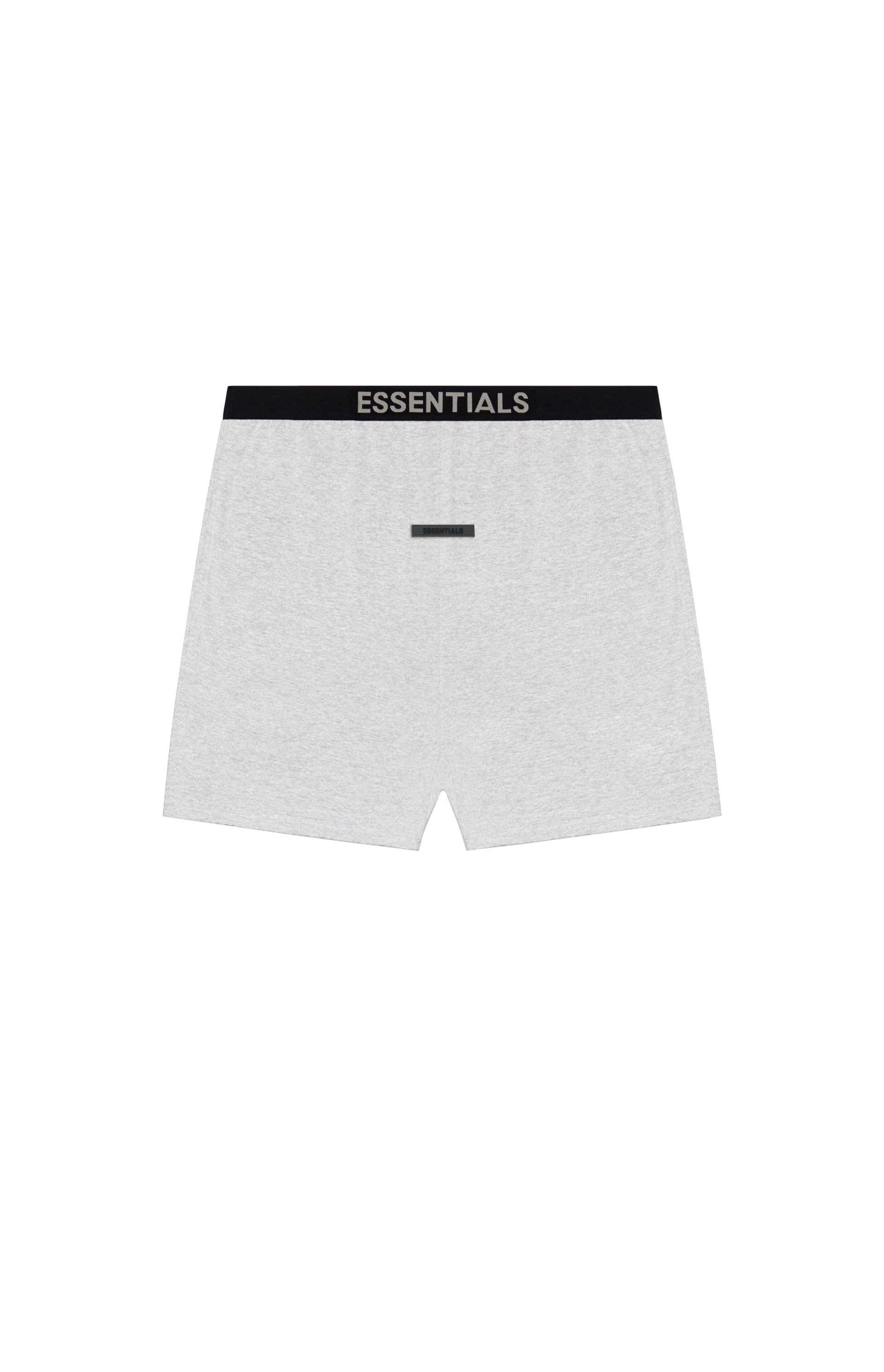 Fear of God Essentials Grey logo shorts with elastic
