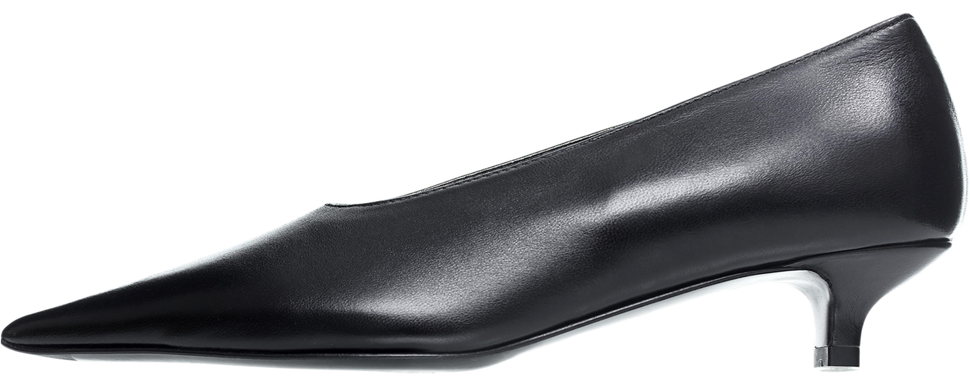 TOTEME Black leather heels