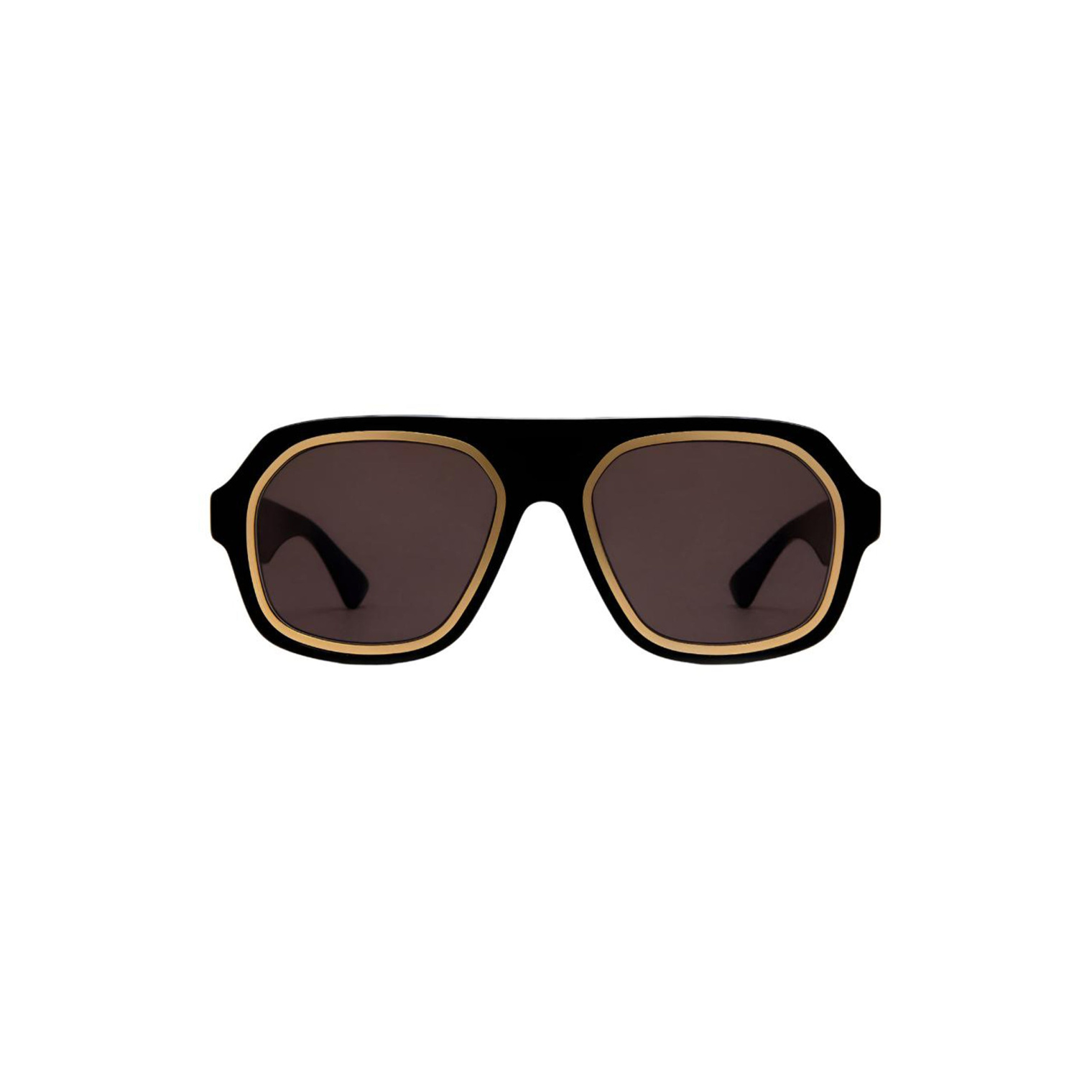 Bottega Veneta Men\'s Recycled Acetate Aviator Sunglasses