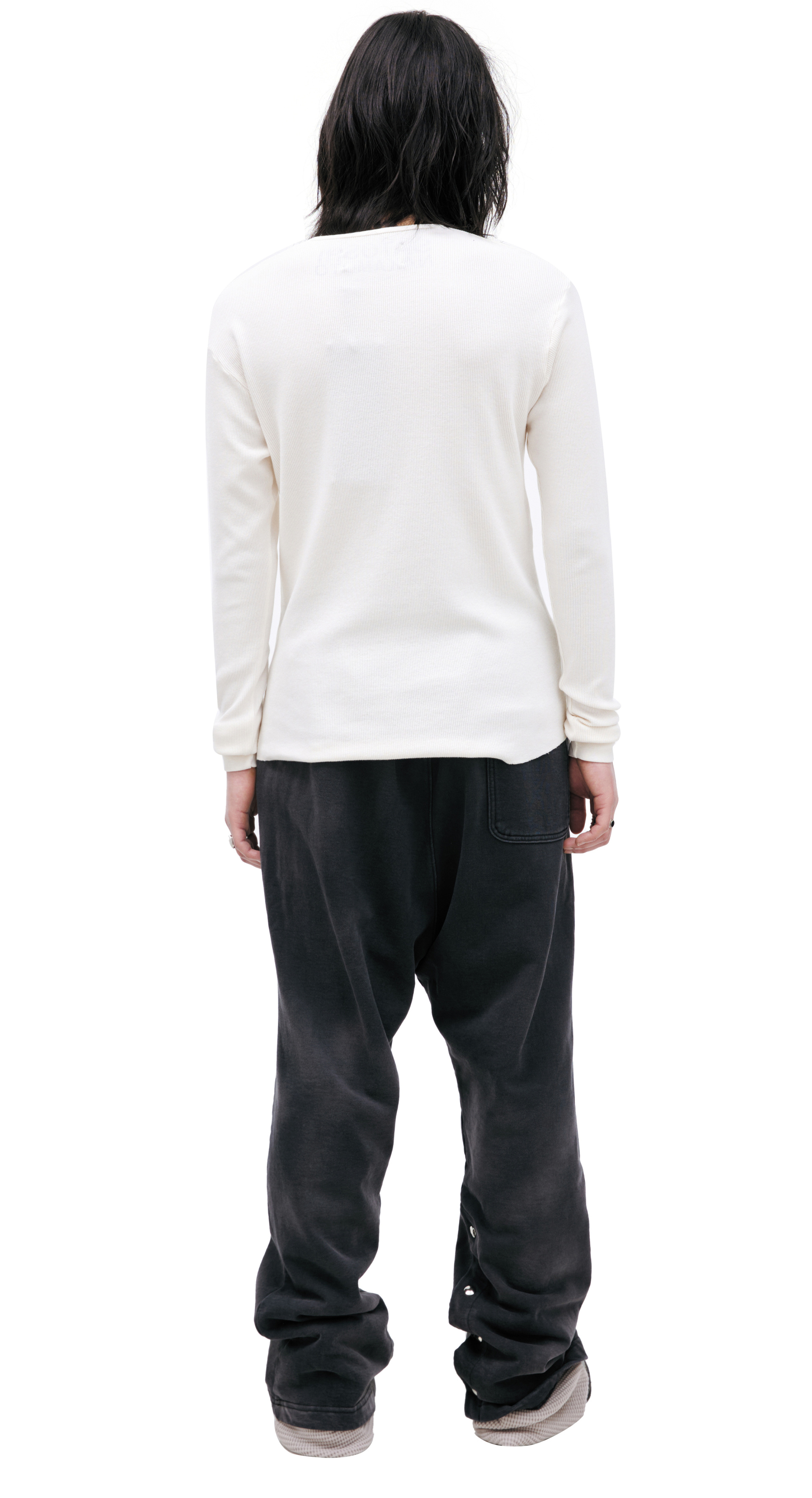 Satoshi Nakamoto White logo longsleeve