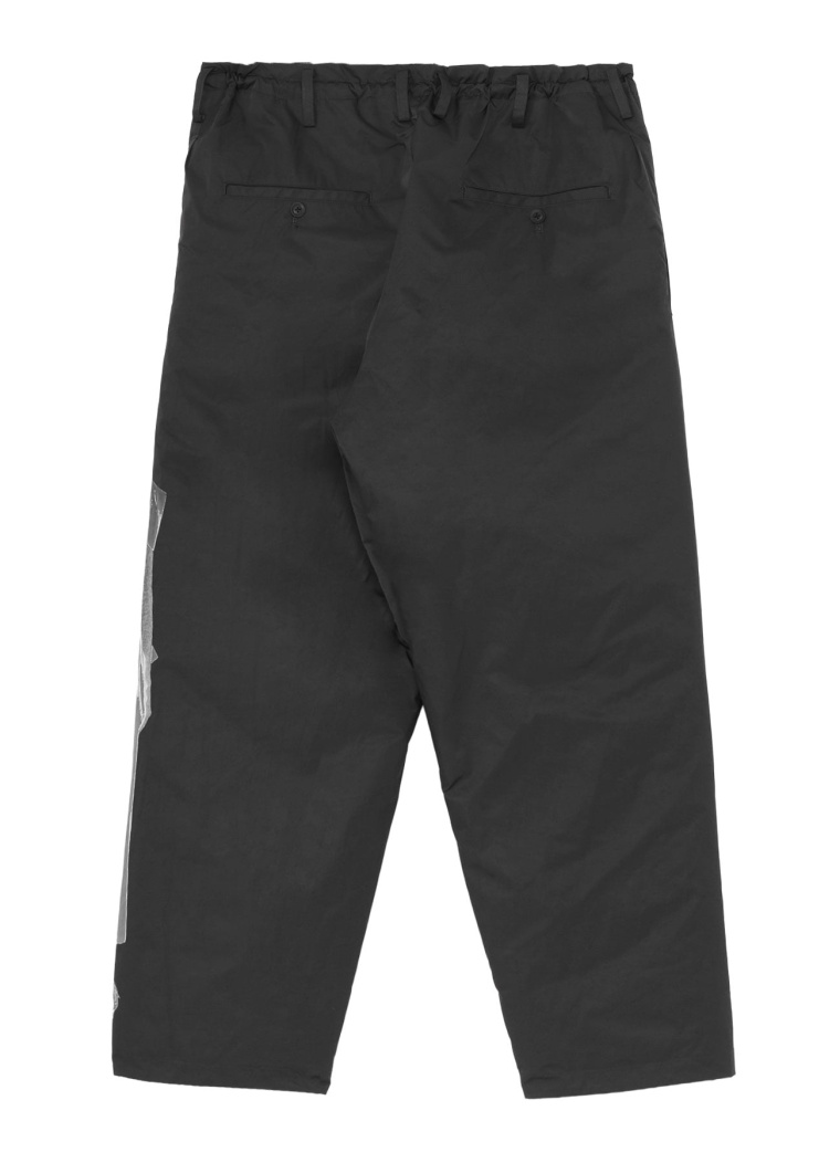 Yohji Yamamoto Printed Side Pocket Pants With Liner