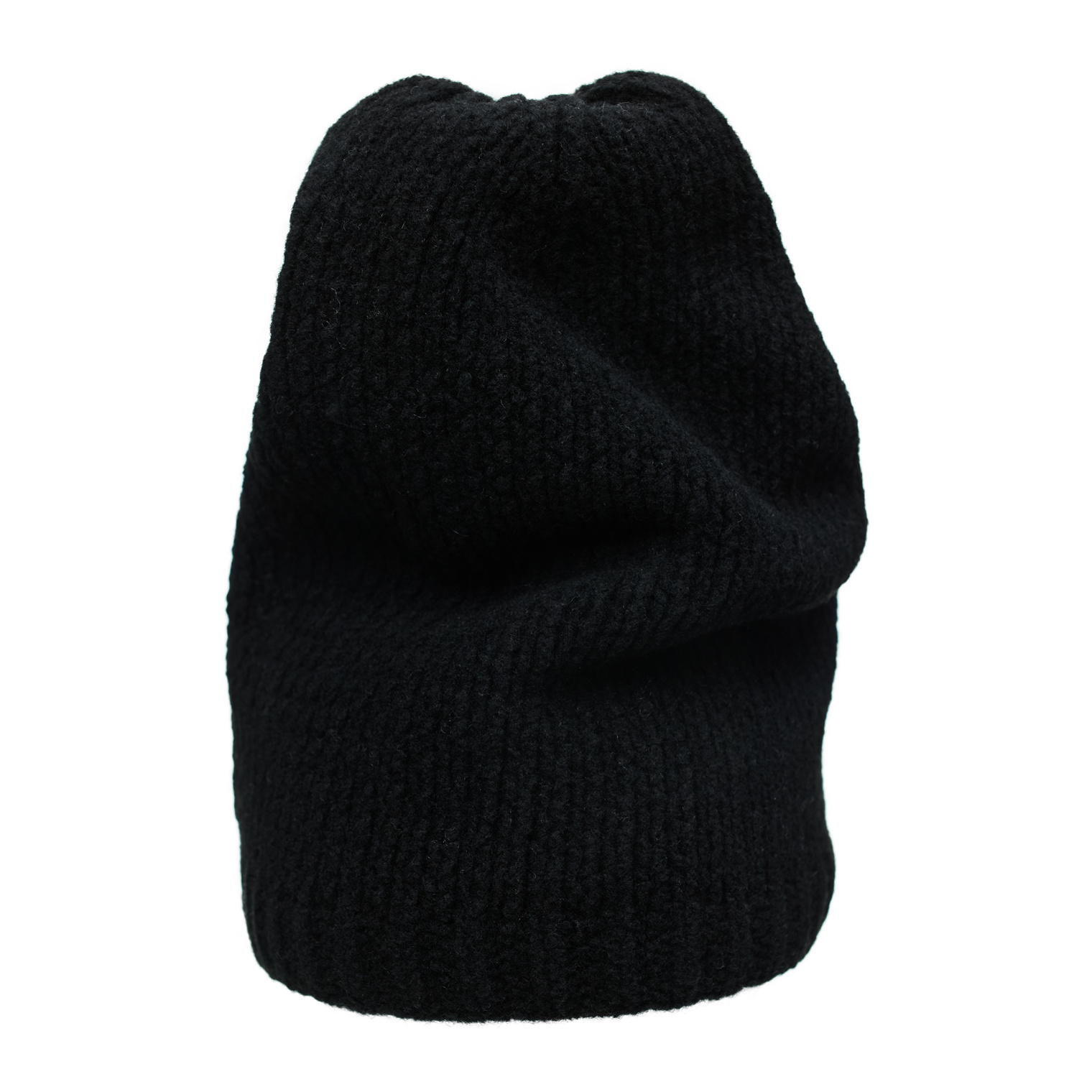Mastermind WORLD Black cashmere beanie