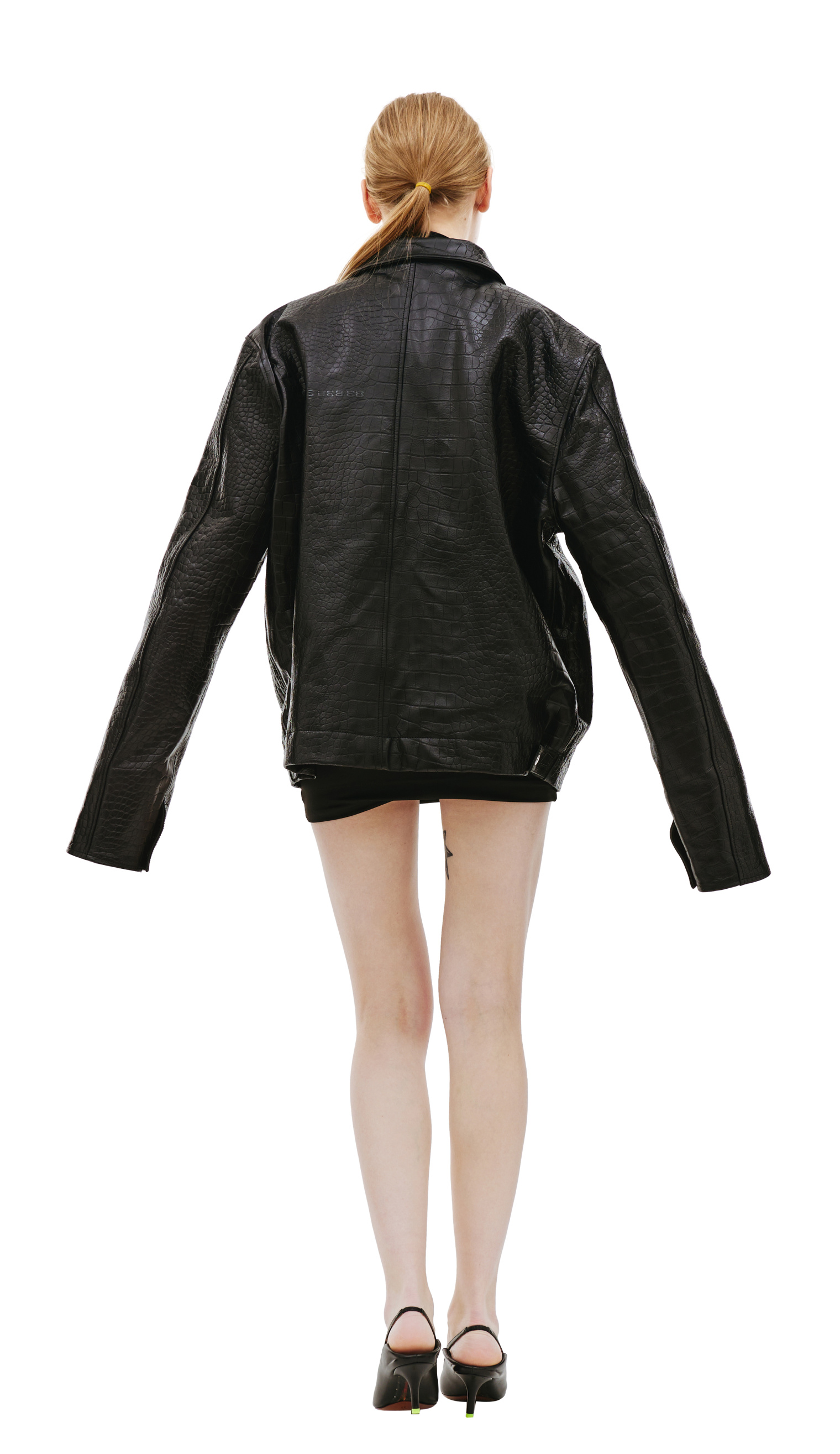 VTMNTS Black leather jacket