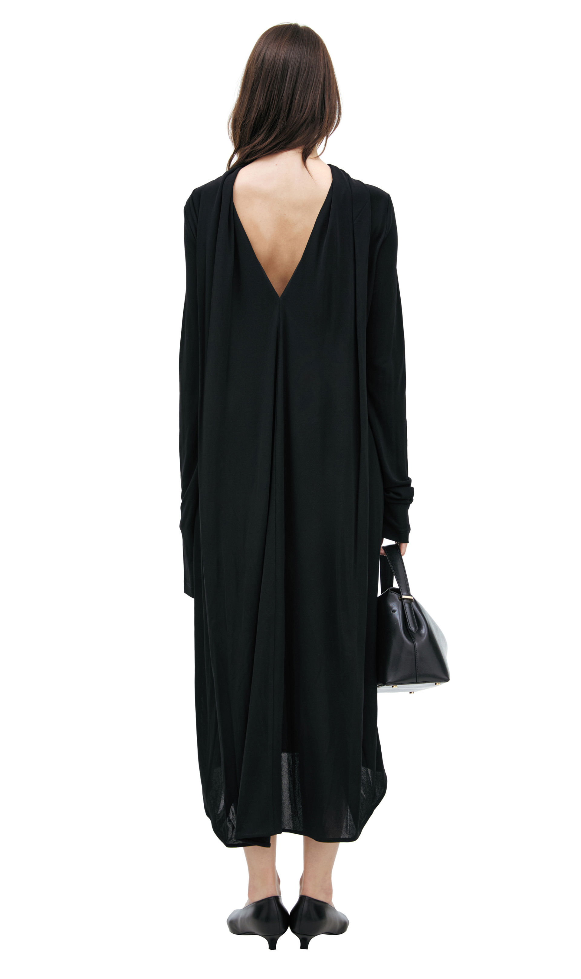 TOTEME Black dress with neckline