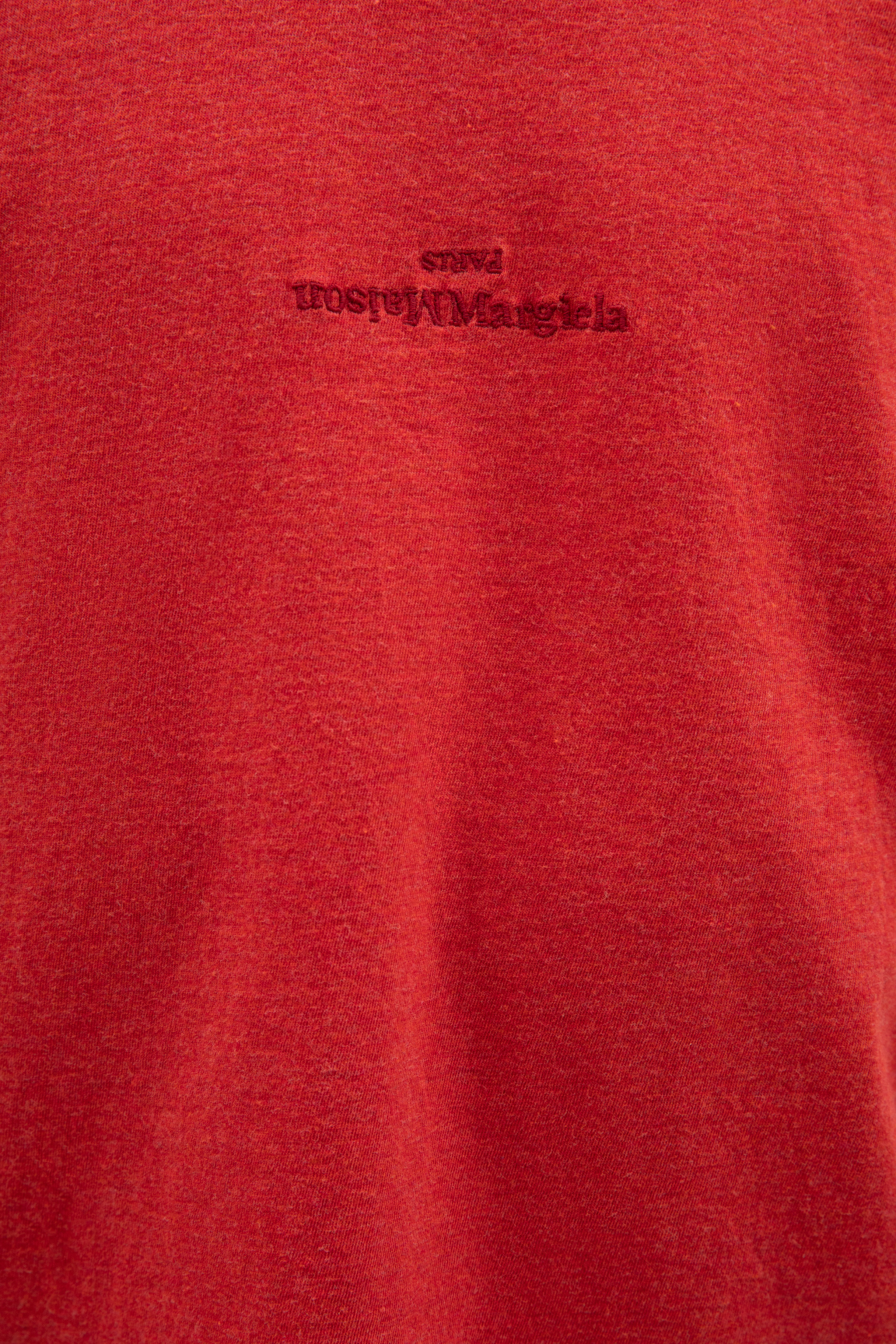 Maison Margiela Red Logo T-Shirt