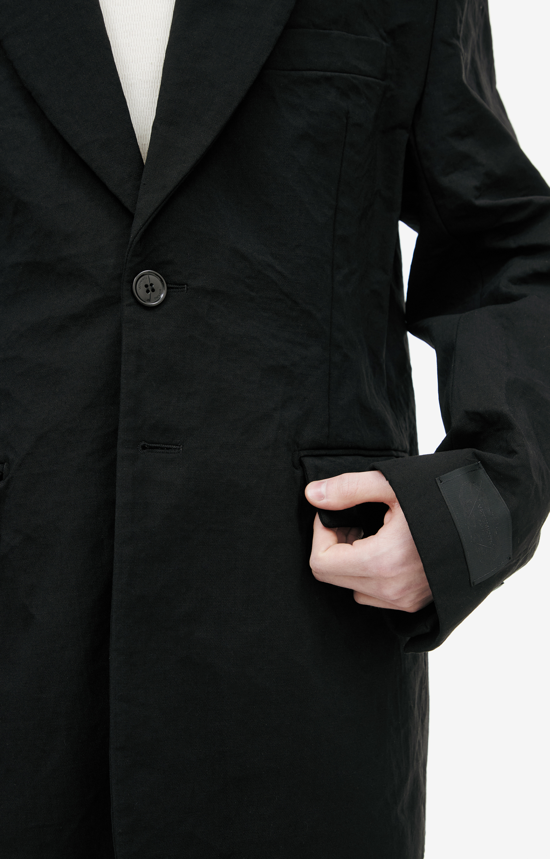 VETEMENTS Jacket with crumpled effect