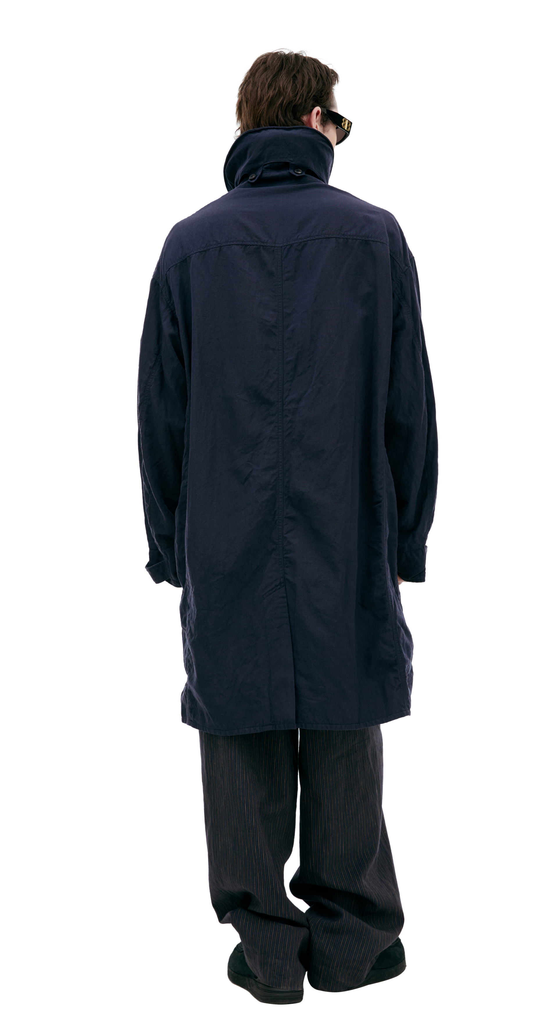 visvim Navy blue hooded parka