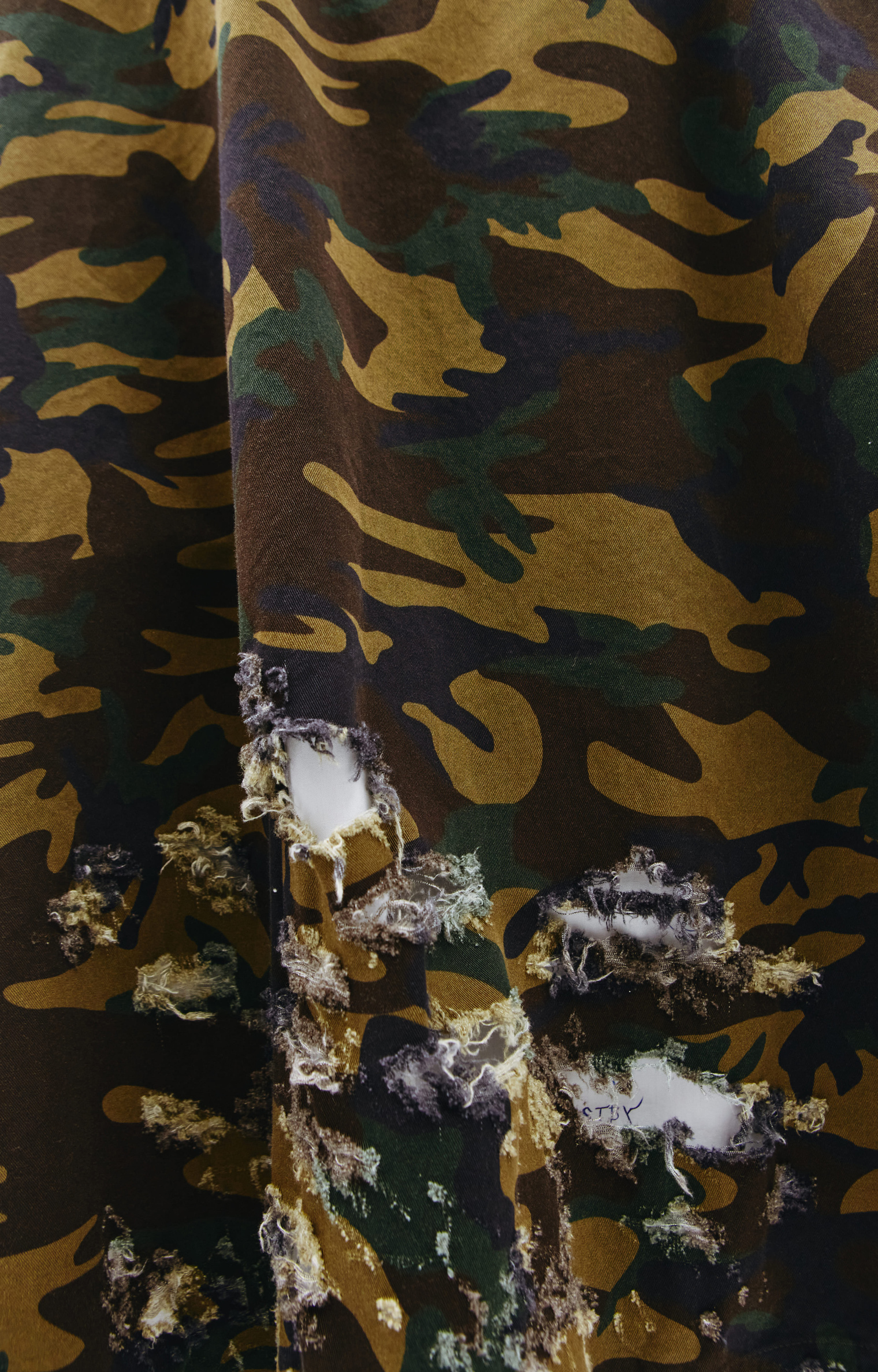 Balenciaga Camouflage Print Army Jacket