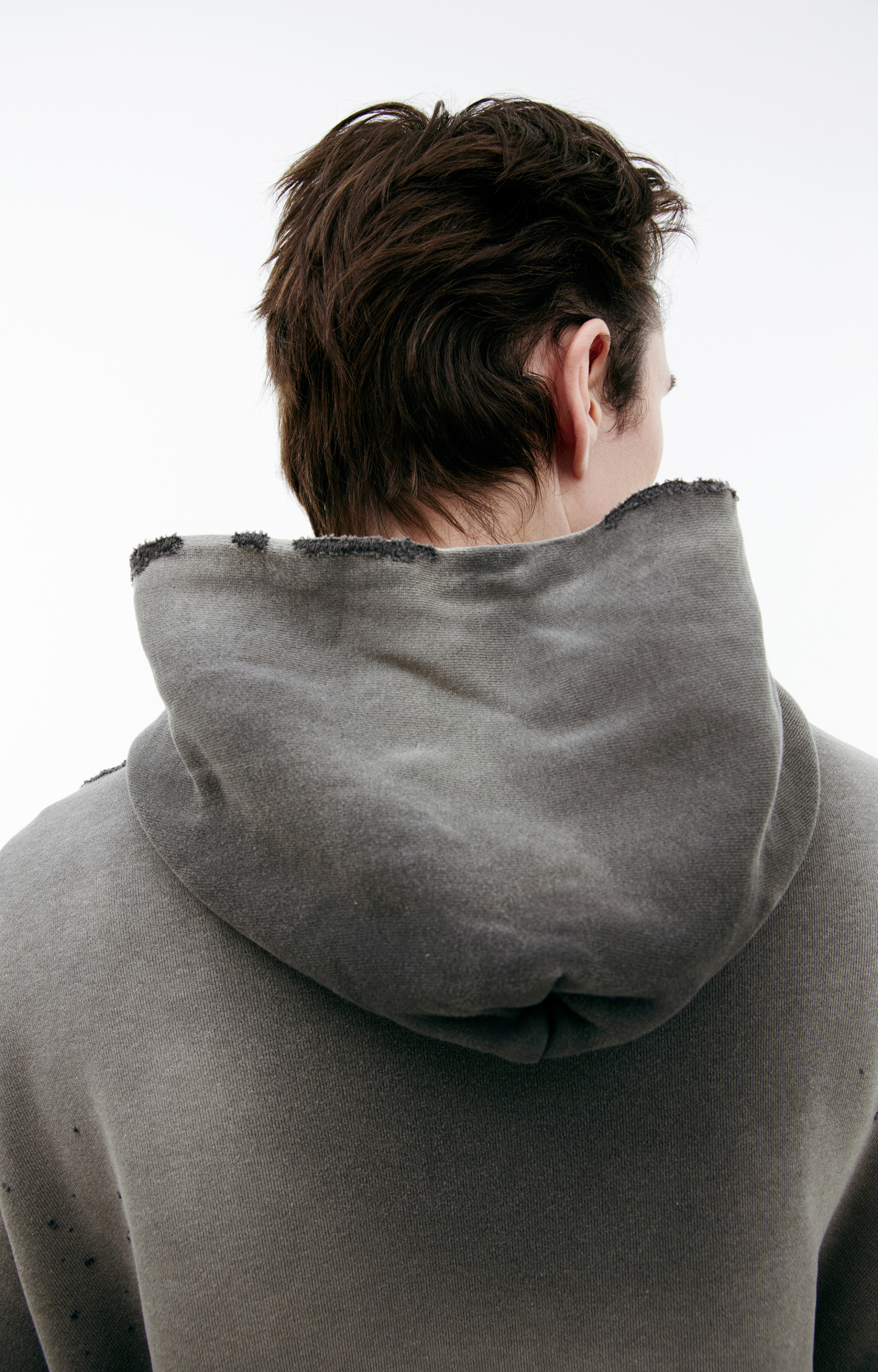 Saint Mxxxxxx Hoodie with ripped effect