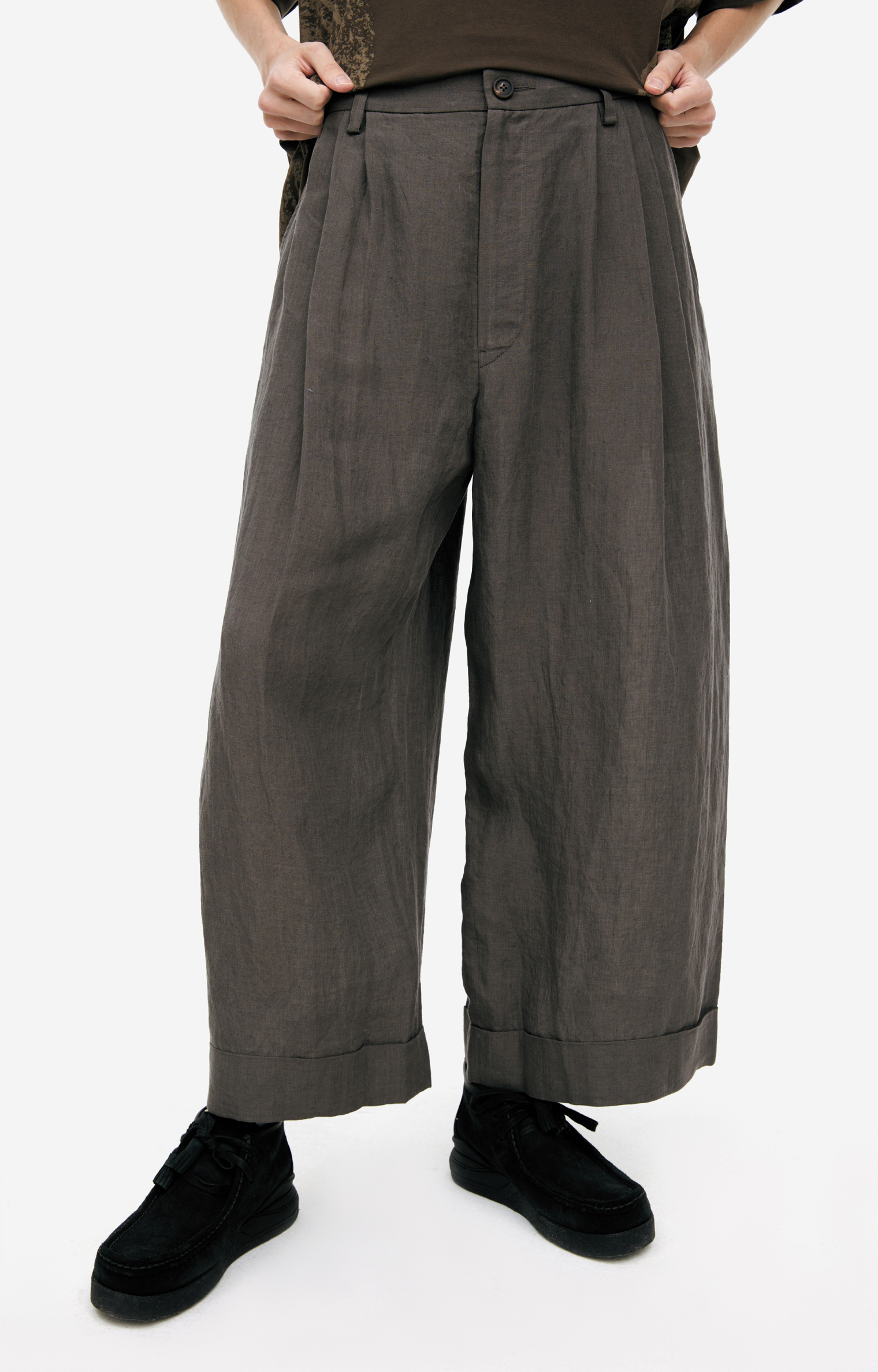 Ziggy Chen Wide trousers with pleats