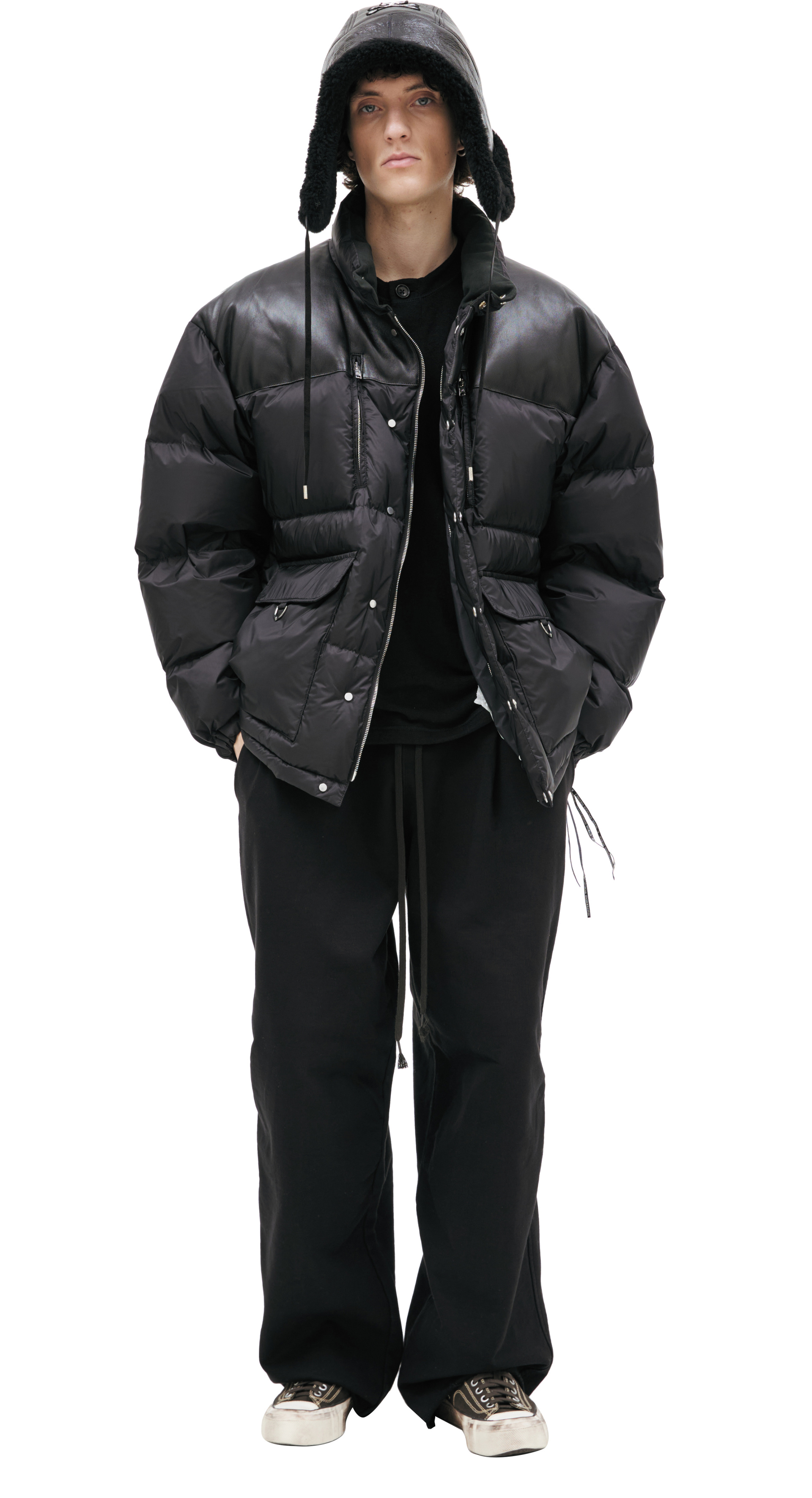Mastermind WORLD Down jacket with patch pockets