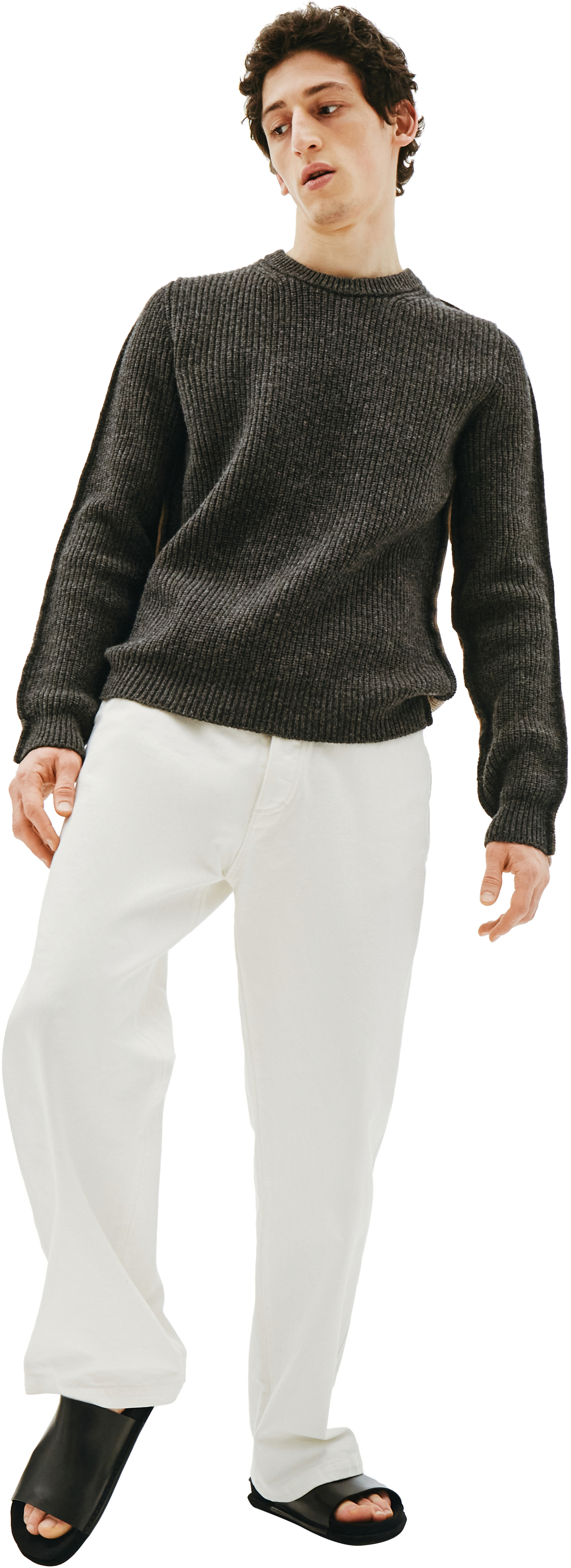 Maison Margiela Mixed Grey & Beige Sweater