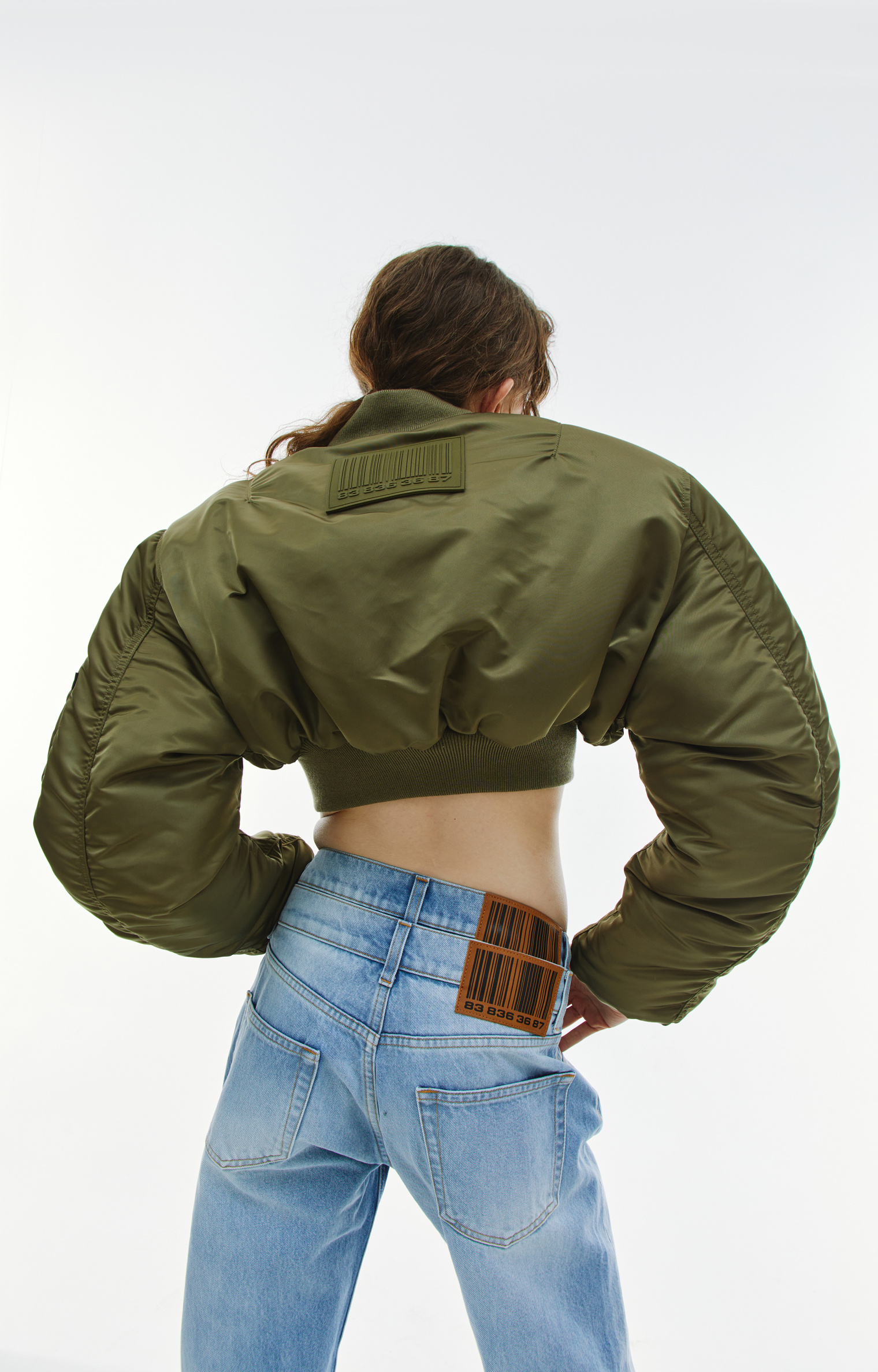 VTMNTS VTMNTS x Alpha Industries Cropped Bomber Jacket