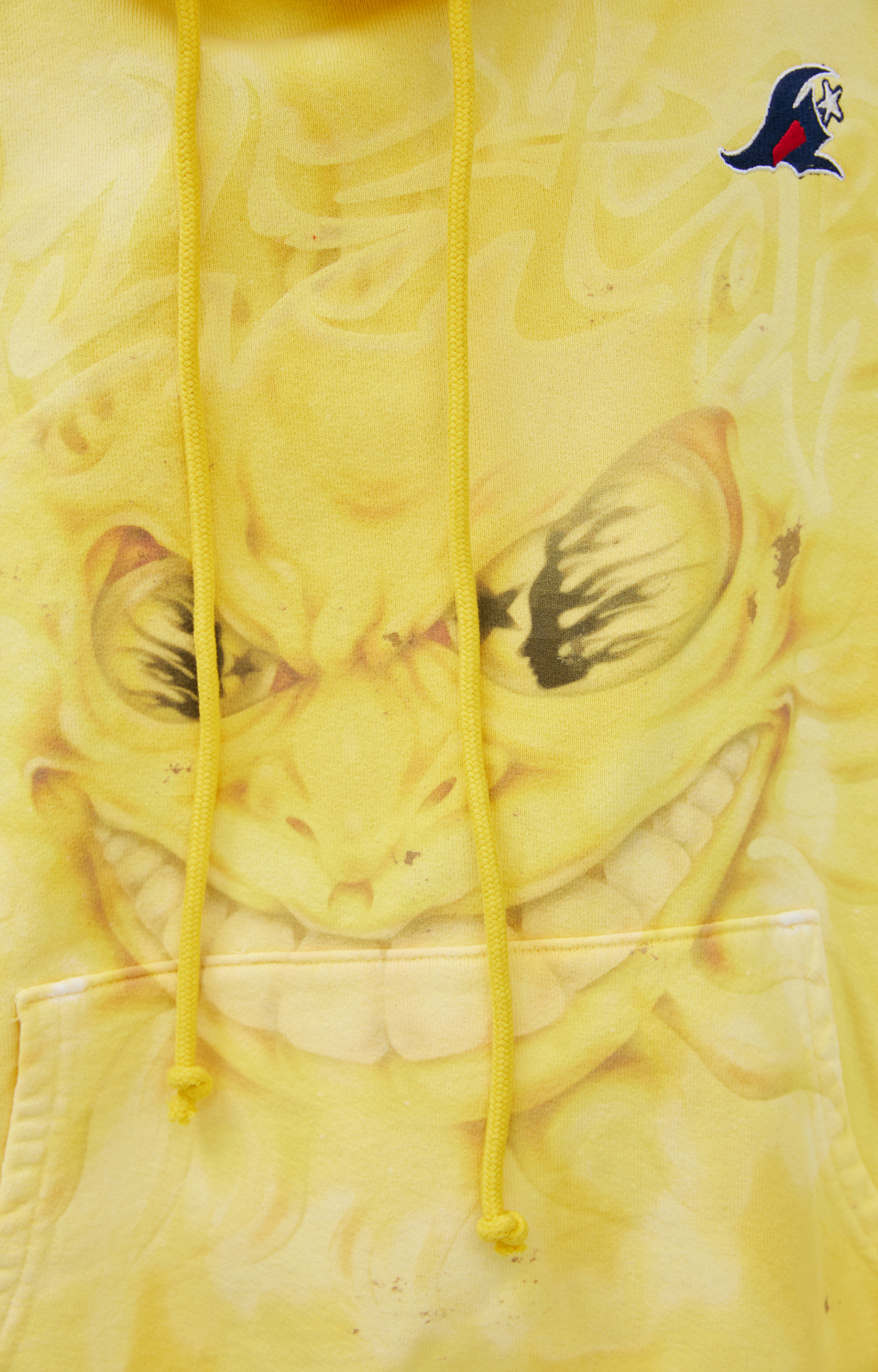 Hellstar Yellow print hoodie