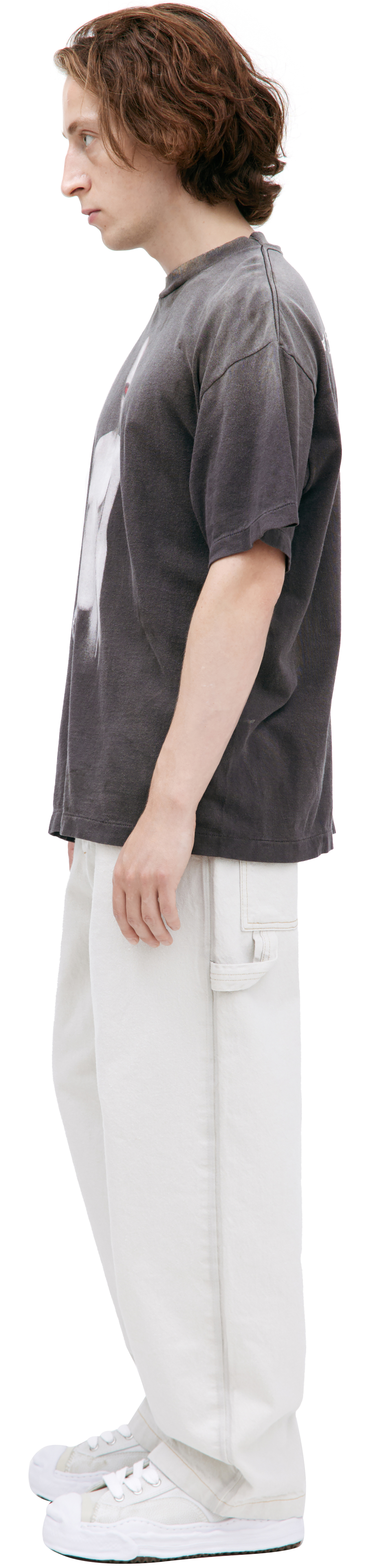 Saint Mxxxxxx Grey print T-shirt